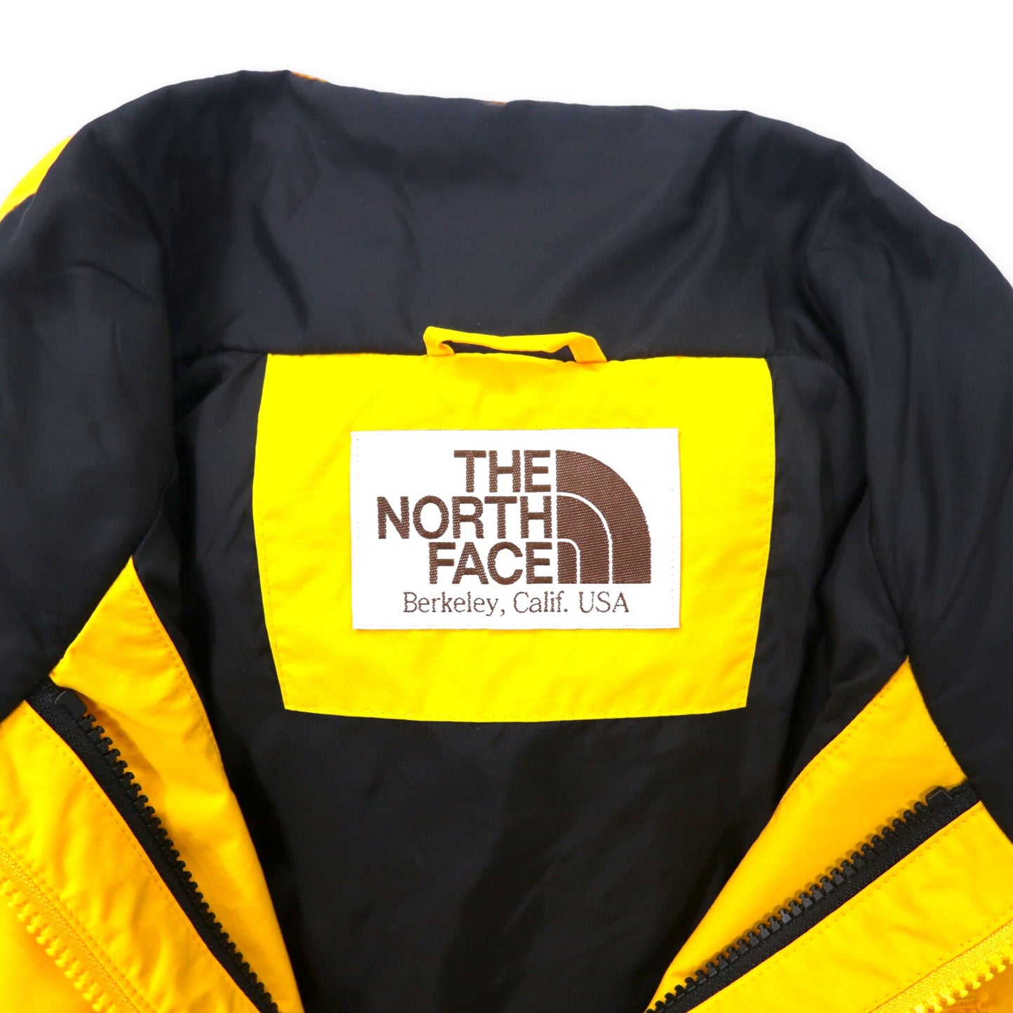 THE NORTH FACE マウンテンライトコート XL イエロー ポリエステル HYVENT 防水 透湿 フード着脱式 ジップインジップ搭載
