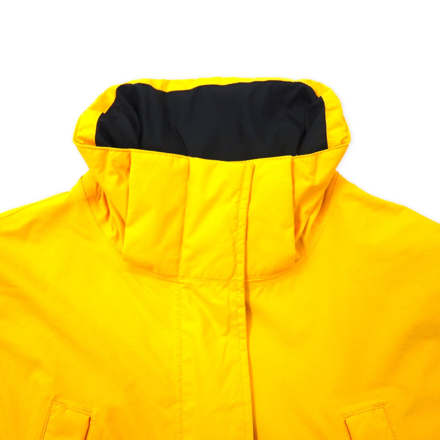THE NORTH FACE マウンテンライトコート XL イエロー ポリエステル HYVENT 防水 透湿 フード着脱式 ジップインジップ搭載