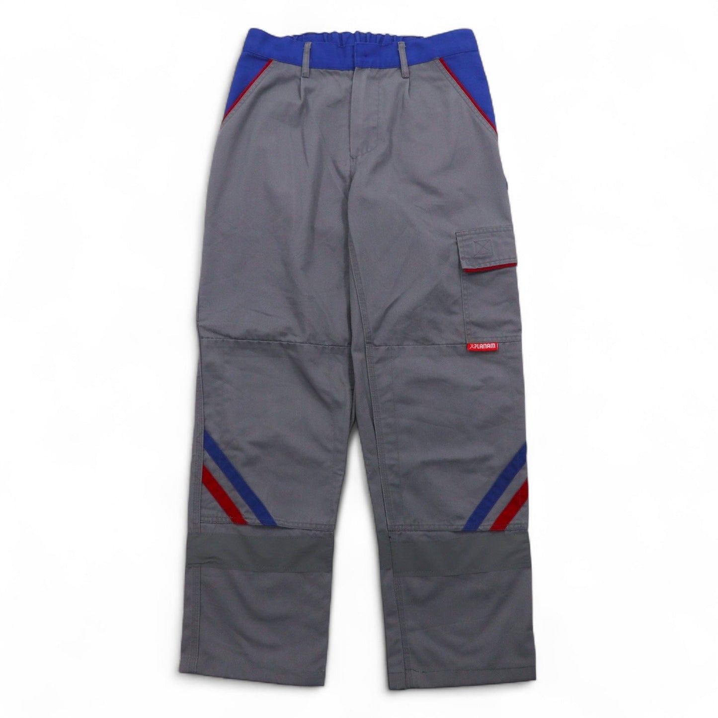 Vintage German Made Utility Pants PLANAM ドイツ製 ユーロワーク ダブルニー ワークパンツ M グレー コットン リフレクター