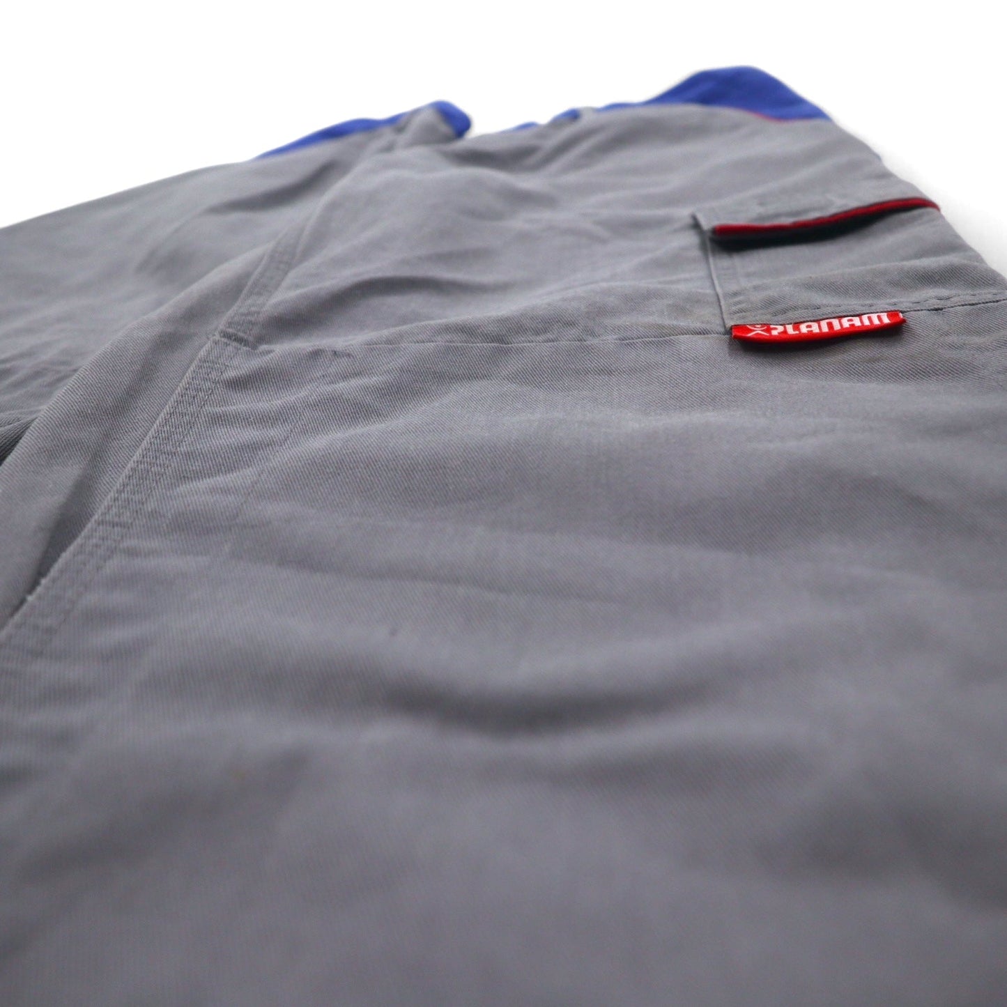 Vintage German Made Utility Pants PLANAM ドイツ製 ユーロワーク ダブルニー ワークパンツ M グレー コットン リフレクター