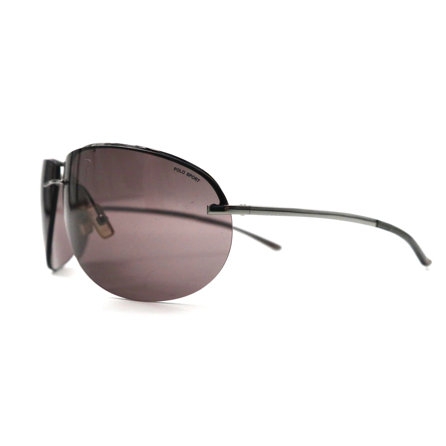 POLO SPORT RALPH LAUREN サングラス ティアドロップ ブラック シルバー 7718/S 6LB 67-09-125
