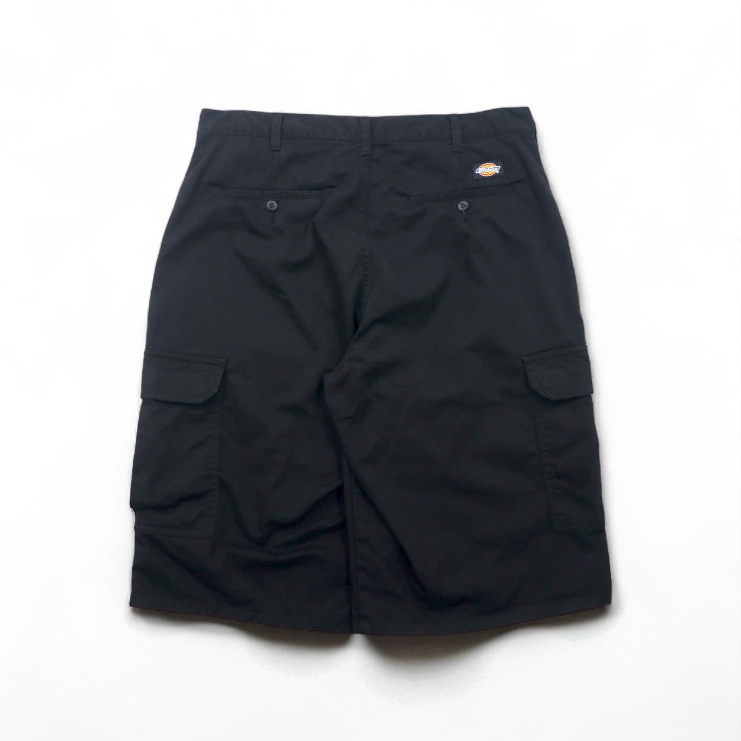 Dickies ショート カーゴパンツ ハーフパンツ L ブラック コットン