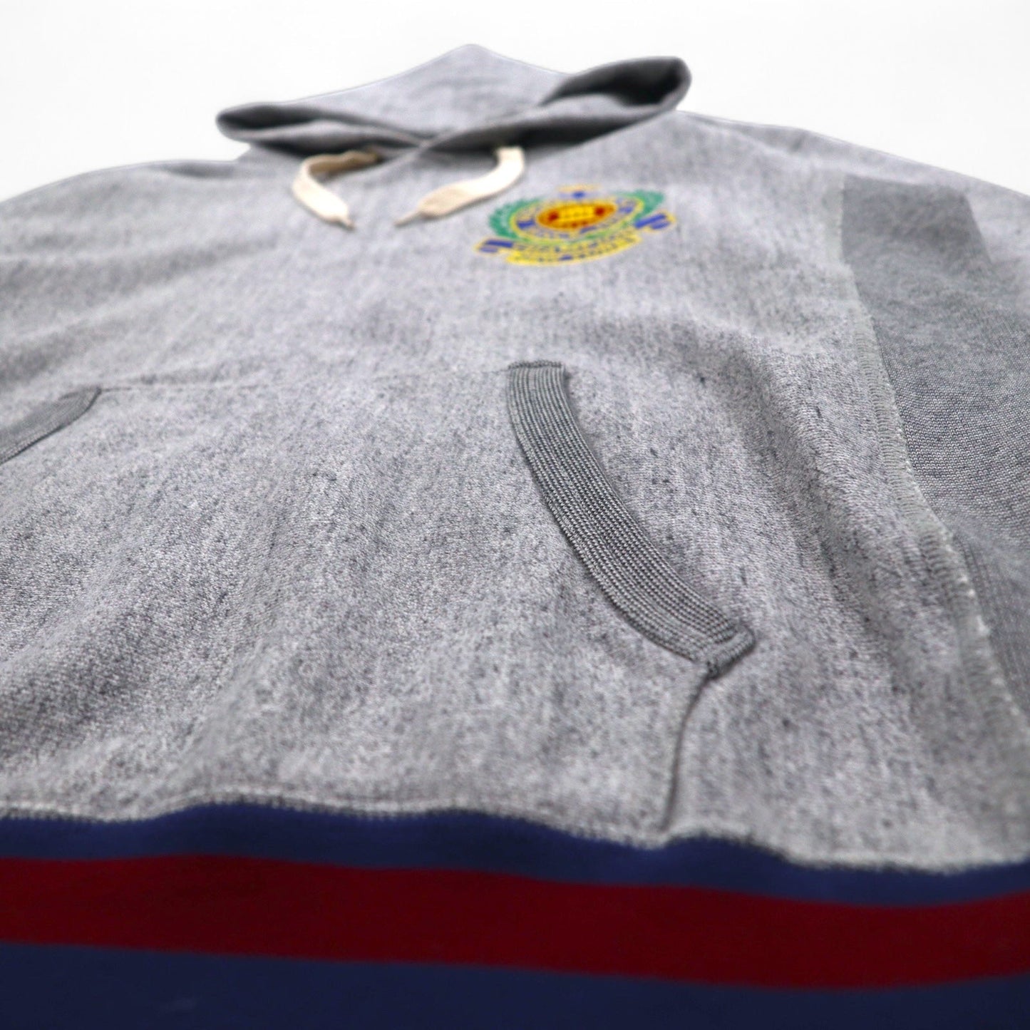 Champion リバースウィーブ REVERSE WEAVE リブライン プルオーバーパーカー L グレー ROCHESTER N.Y. 直営限定 C8-U104