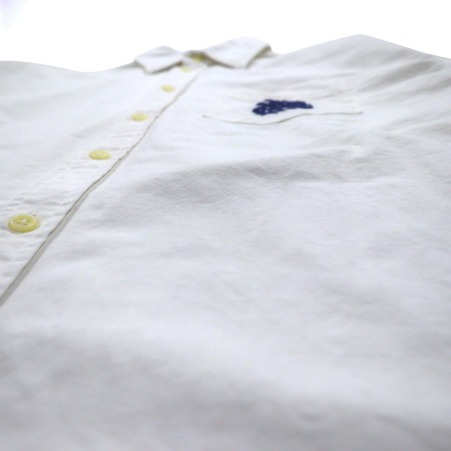 POLO RALPH LAUREN クラシック オックスフォードシャツ M ホワイト コットン 刺繍 胸ポケット