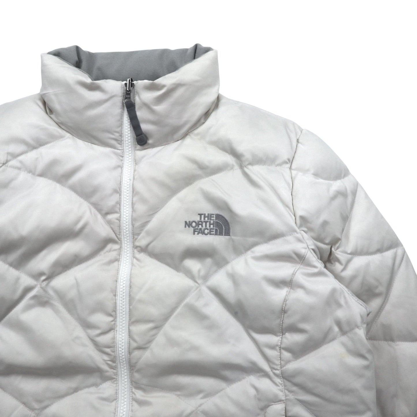 THE NORTH FACE 550フィル ダウンジャケット L ホワイト ALIS 550 FILL DOWN QUILTED PUFFER JACKET