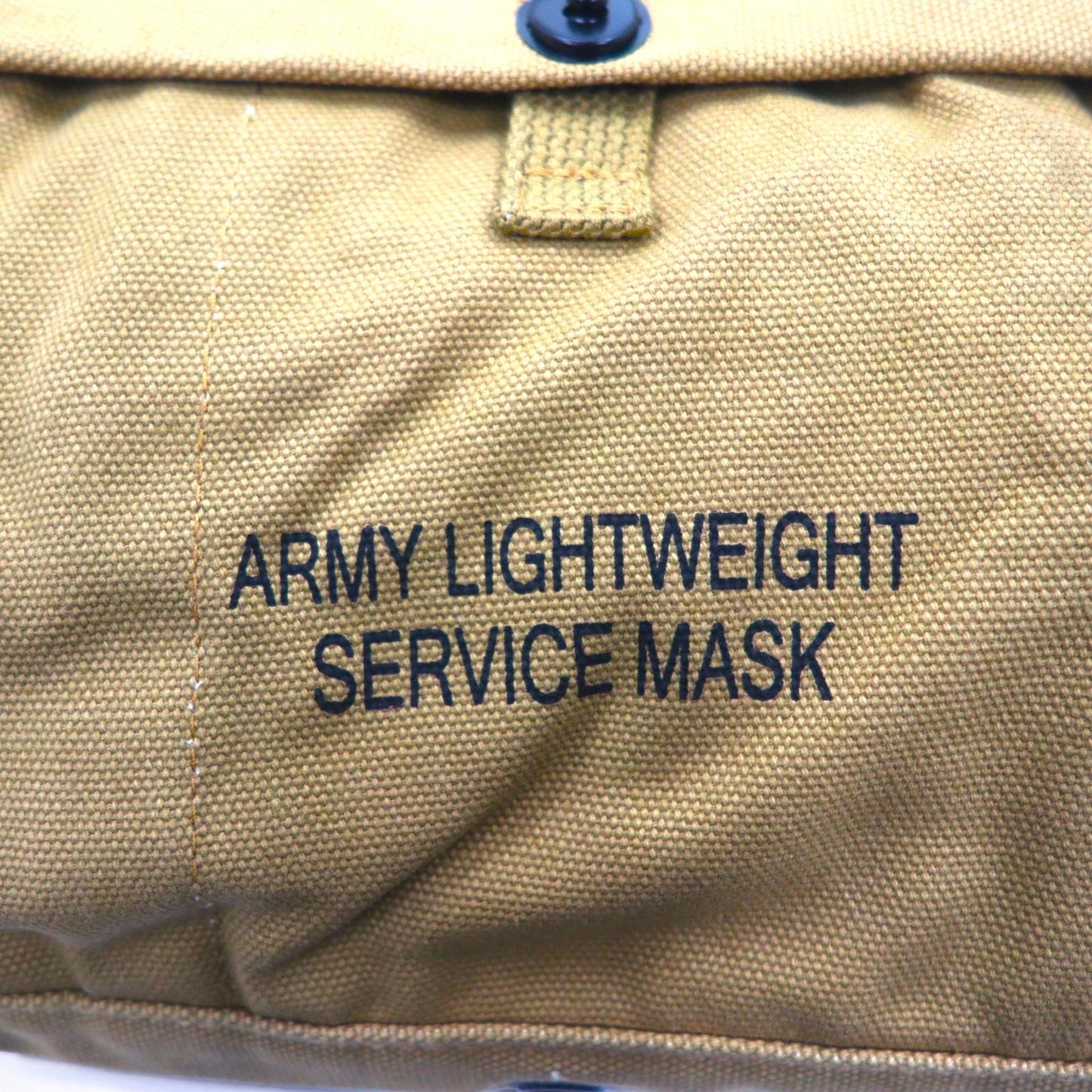US ARMY 米軍 WW2 M6 ガスマスクバッグ ショルダーバッグ キャンバス ステンシル ミリタリー YMCL KY 未使用品