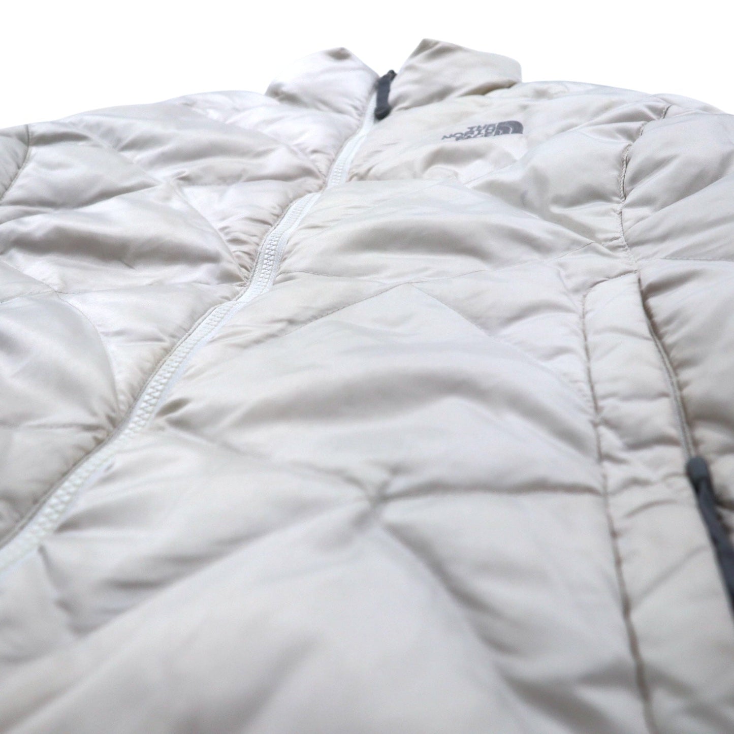 THE NORTH FACE 550フィル ダウンジャケット L ホワイト ALIS 550 FILL DOWN QUILTED PUFFER JACKET