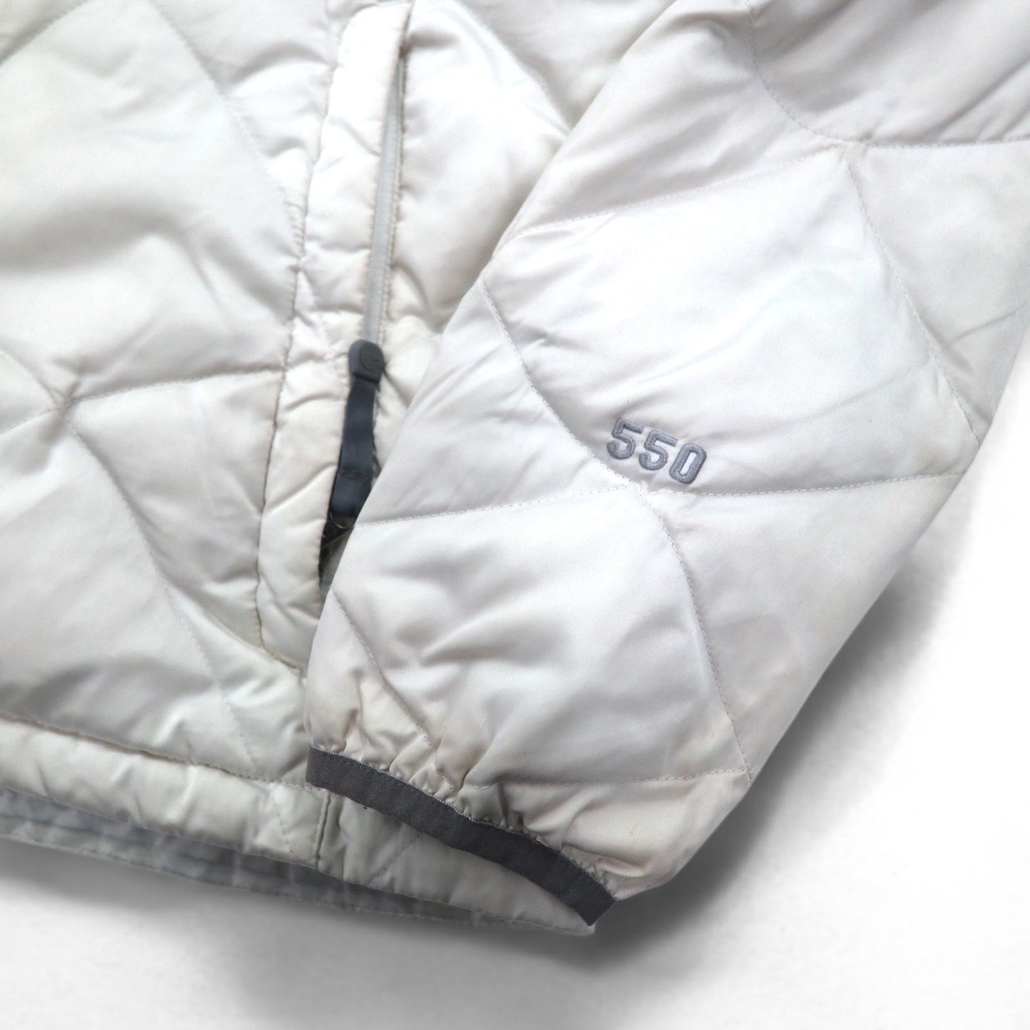 THE NORTH FACE 550フィル ダウンジャケット L ホワイト ALIS 550 FILL DOWN QUILTED PUFFER JACKET