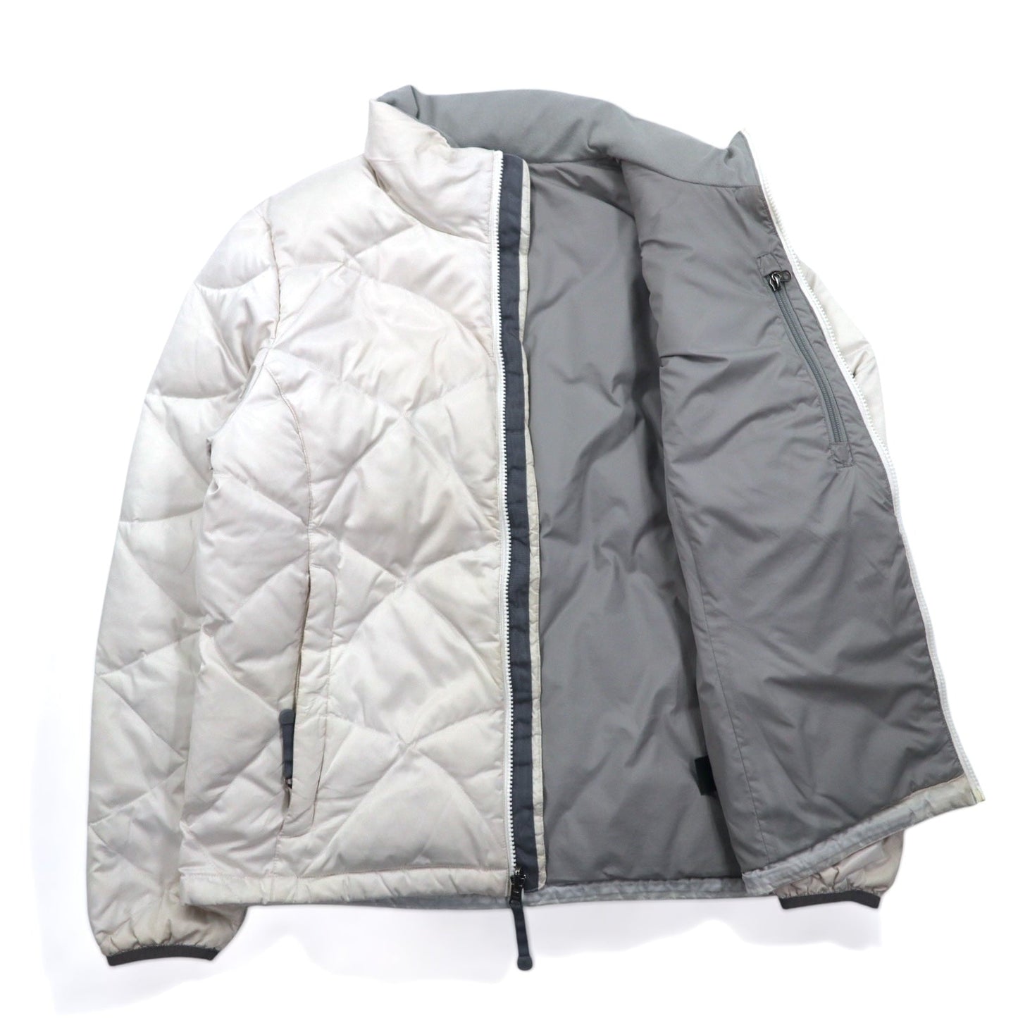 THE NORTH FACE 550フィル ダウンジャケット L ホワイト ALIS 550 FILL DOWN QUILTED PUFFER JACKET