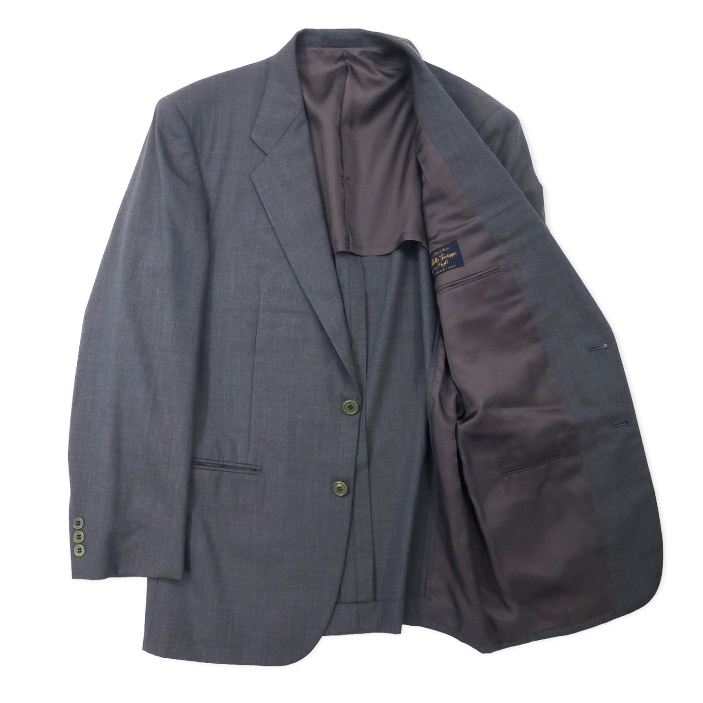 Paul Smith × Botto Giuseppe 2B スーツ セットアップ L グレー ウール