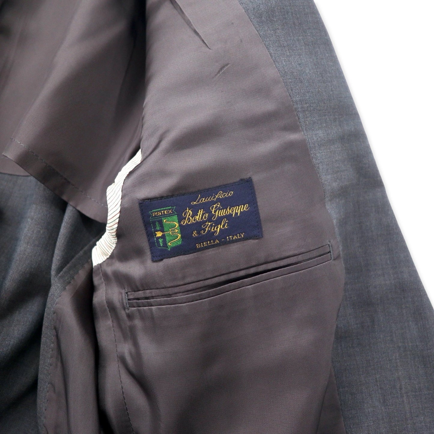 Paul Smith × Botto Giuseppe 2B スーツ セットアップ L グレー ウール