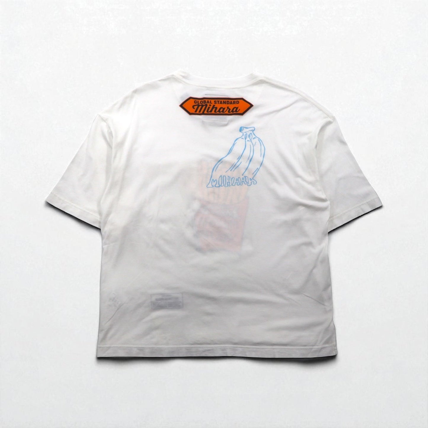 MAISON MIHARA YASUHIRO ポケット Tシャツ Foods Printed T-shirt ポテト プリント L ホワイト GONGON 日本製