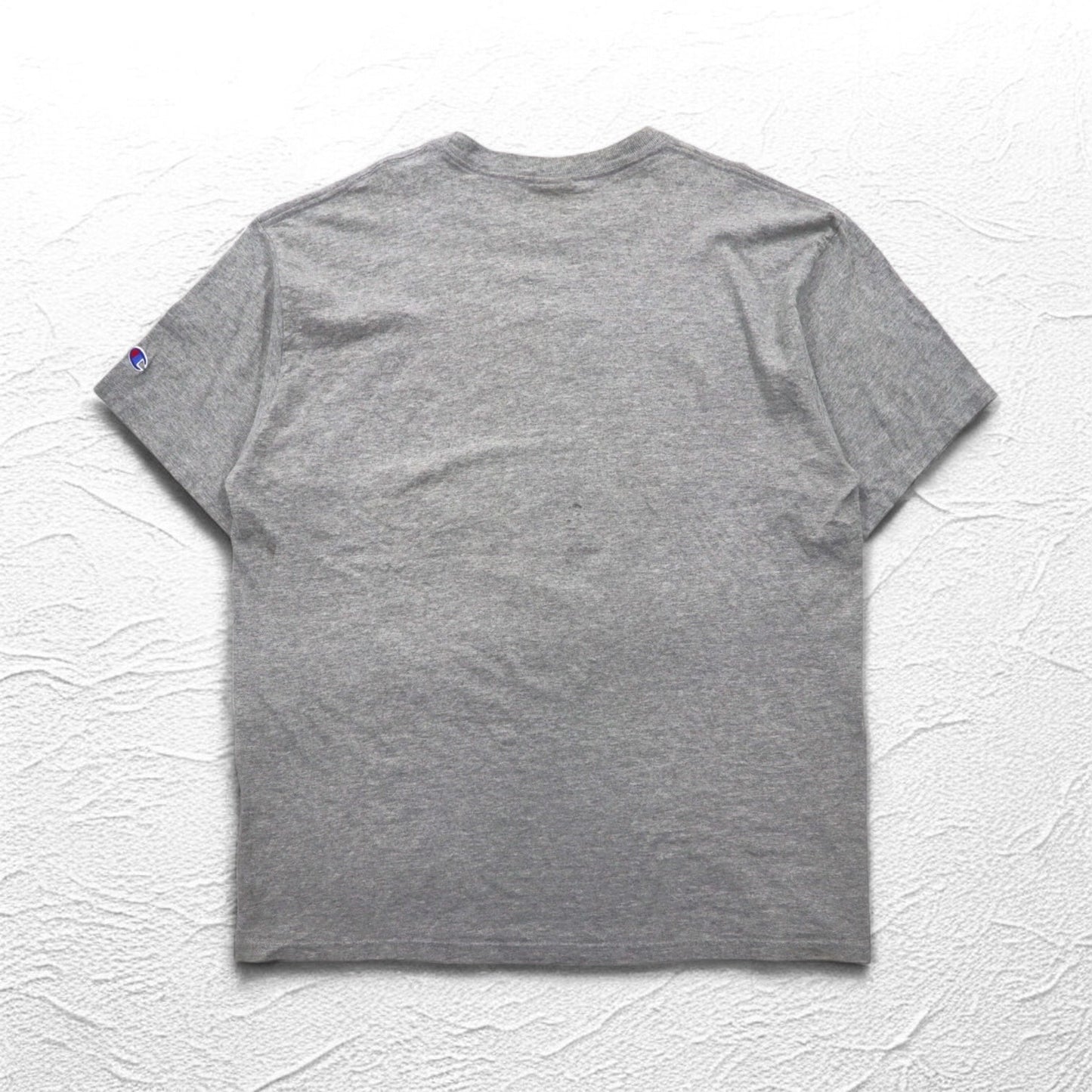 Champion 00年代 カレッジ プリント Tシャツ 2XL グレー SEU アーチロゴ ビッグサイズ ホンジュラス製