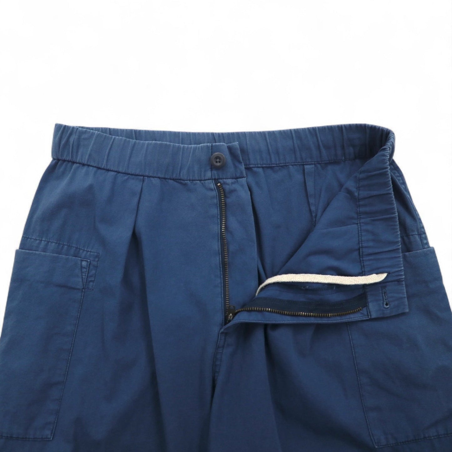 snow peak ナチュラルダイ ショーツ NATURAL DYED RECYCLED COTTON SHORTS ショートパンツ M ネイビー リサイクル コットン PA-23SU105