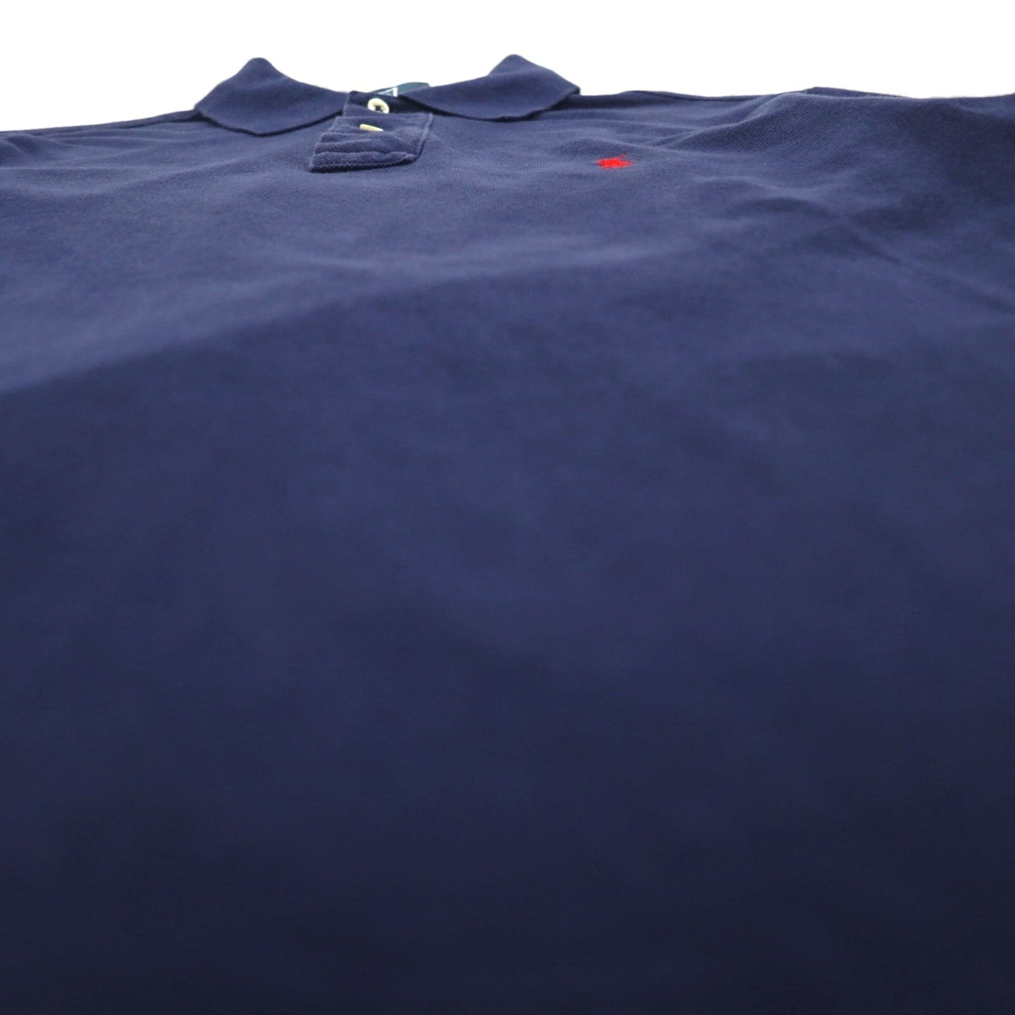 Polo by Ralph Lauren 90年代 ポロシャツ S ネイビー コットン 鹿の子 スモールポニー刺繍