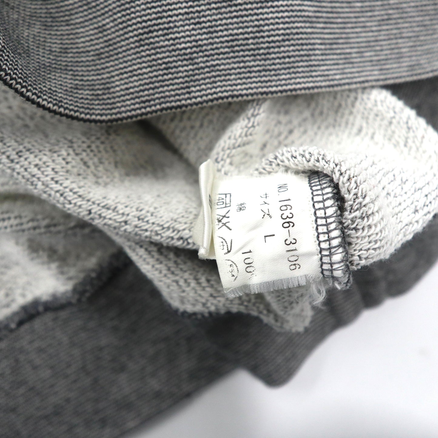 CHAPS RALPH LAUREN クルーネック 前V スウェット L グレー コットン 90年代