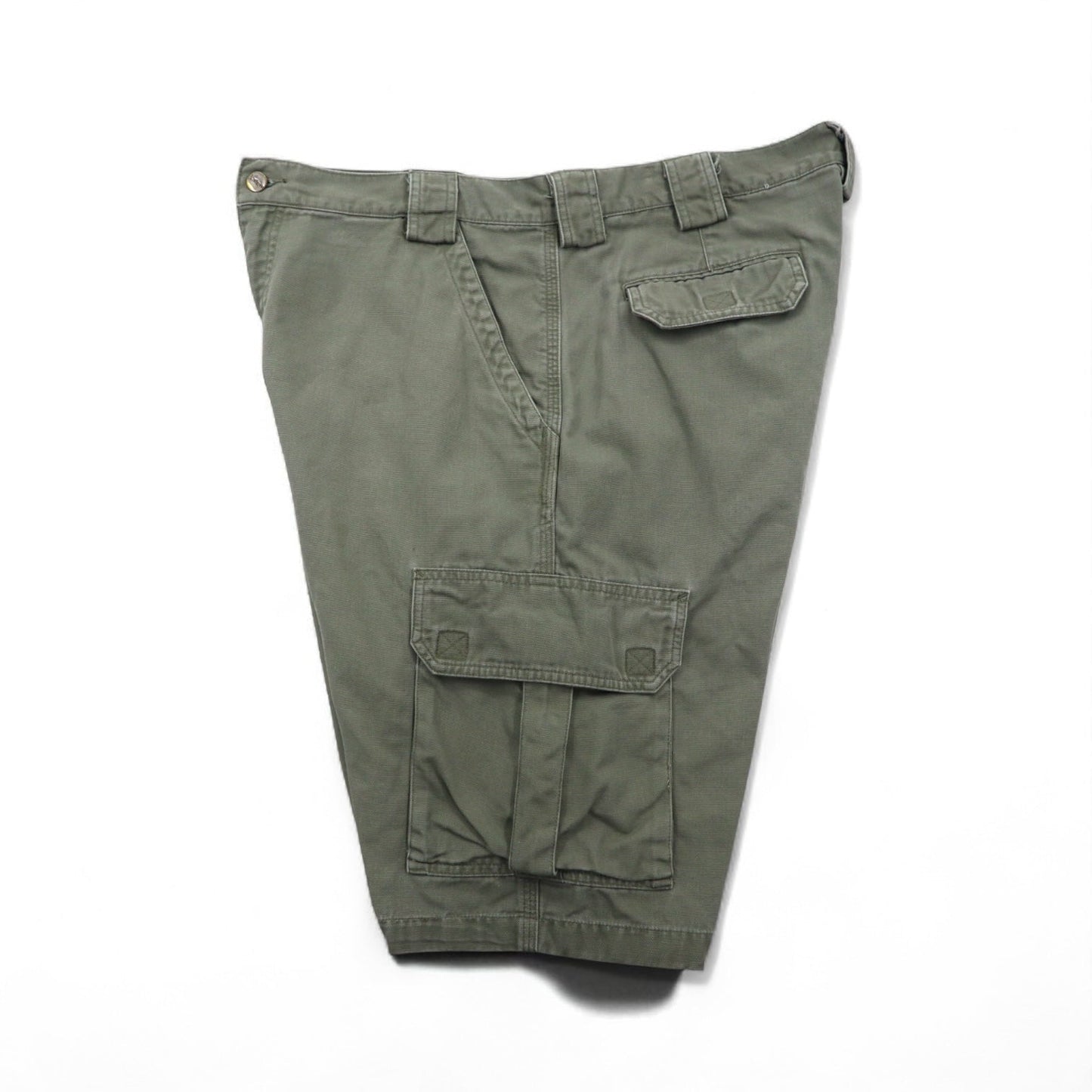 Carhartt 00年代 ダック地 ショート カーゴパンツ ハーフパンツ XL カーキ コットン B164