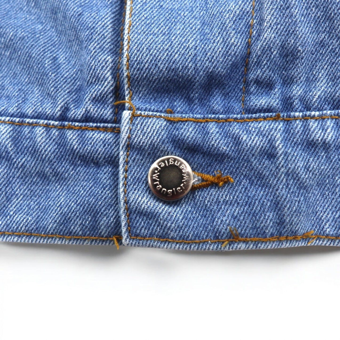 Wrangler HERO 90年代 デニムジャケット Gジャン L インディゴ ブルー コットン