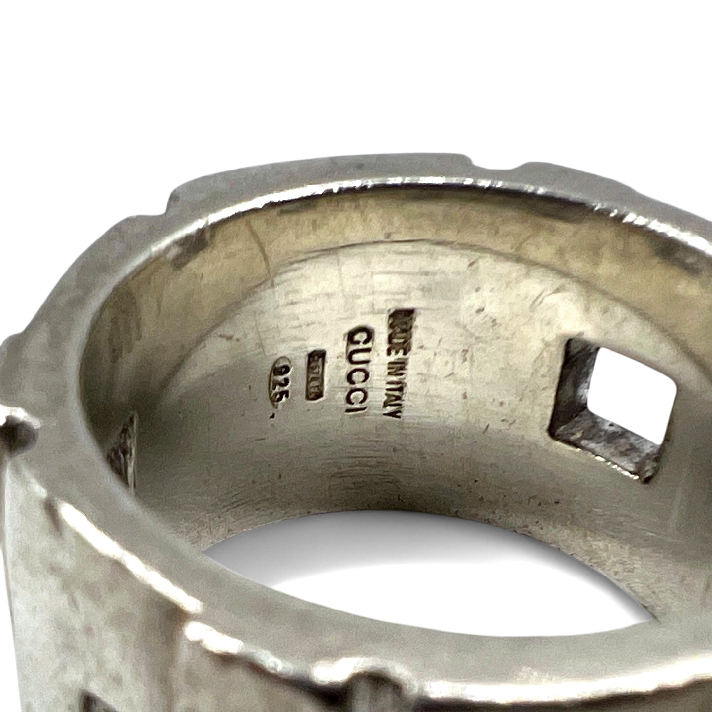 GUCCI モダニスト リング シルバーリング 指輪 15号 SILVER 925 イタリア製