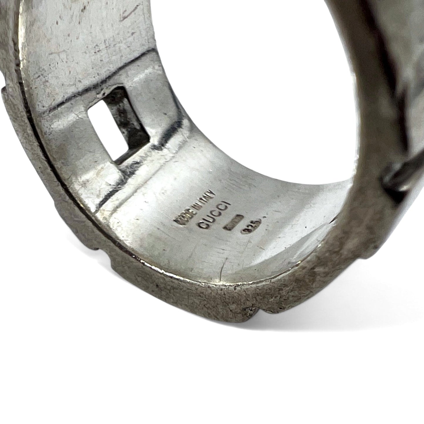 GUCCI モダニスト リング シルバーリング 指輪 15号 SILVER 925 イタリア製