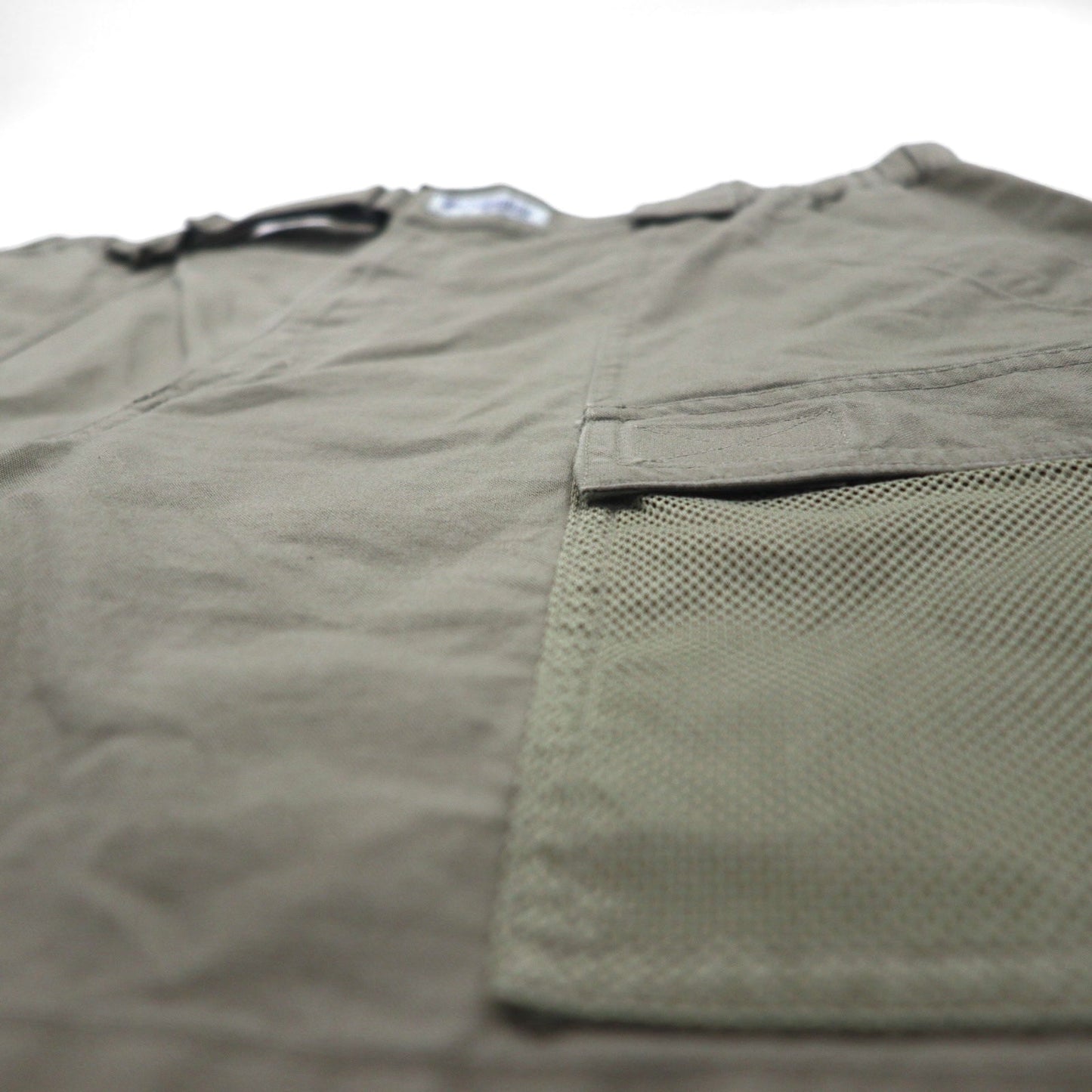 Columbia PFG ブッシュ ショートパンツ L カーキ コットン ポケット FM8100