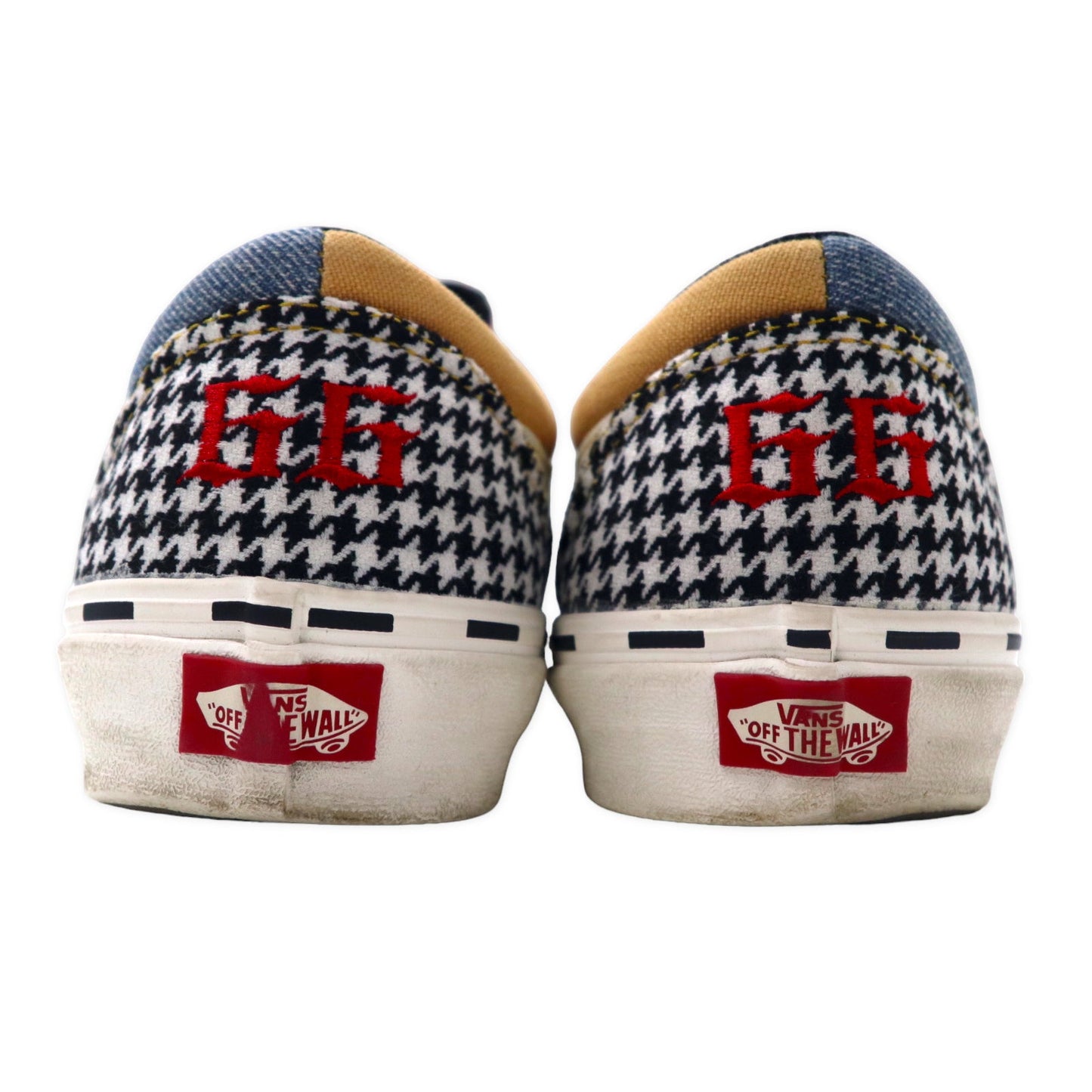 VANS スニーカー 28.5cm マルチカラー 異素材切り替え レオパード デニム BOLD NI ボールドニーULTRACUSH VN0A3WLPT7Y