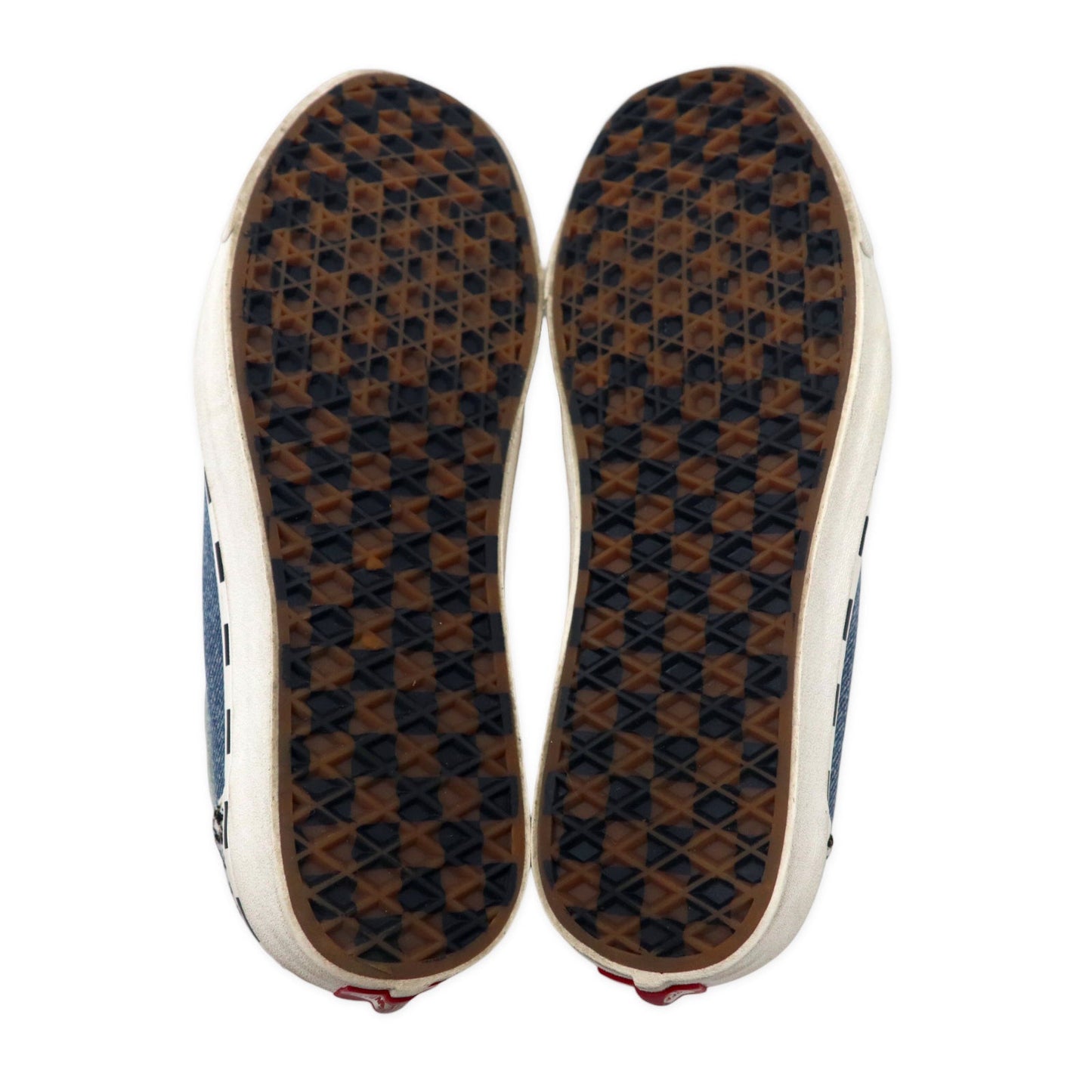VANS スニーカー 28.5cm マルチカラー 異素材切り替え レオパード デニム BOLD NI ボールドニーULTRACUSH VN0A3WLPT7Y