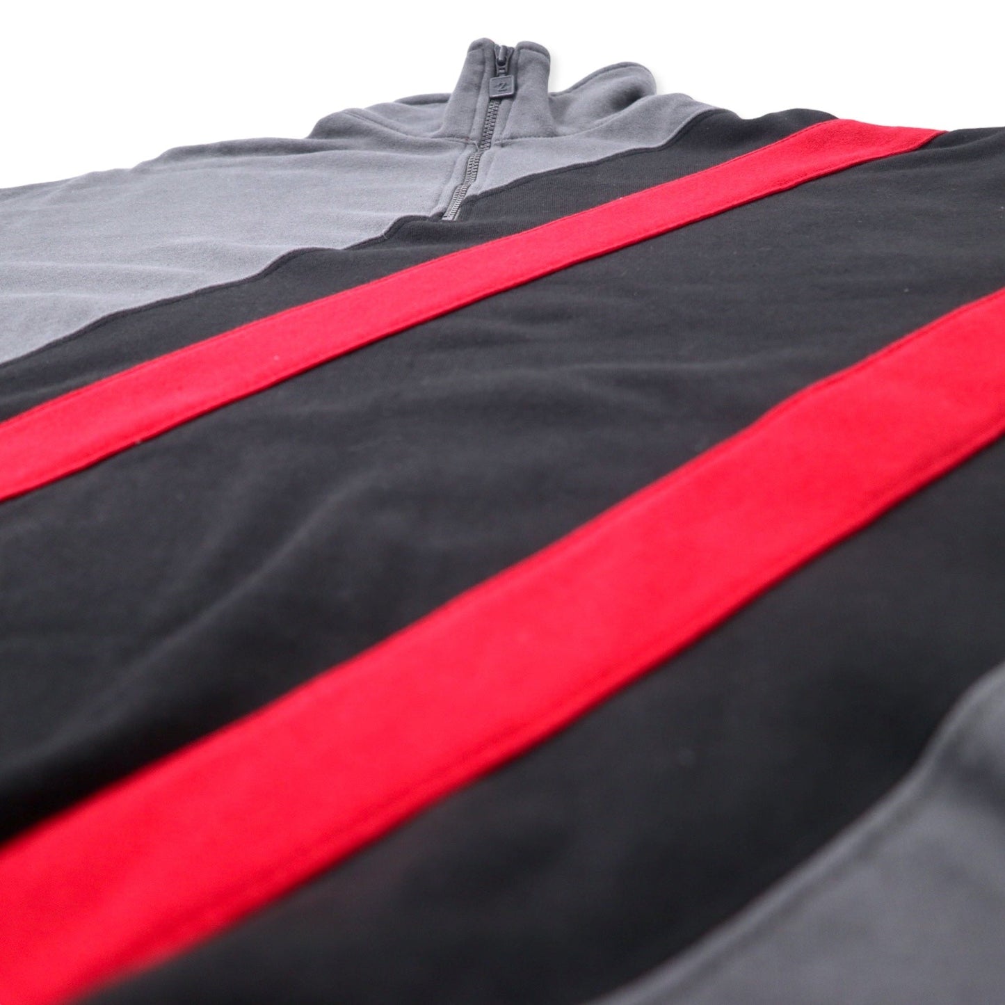 JERZEES ハーフジップ スウェット XL グレー コットン ビッグサイズ