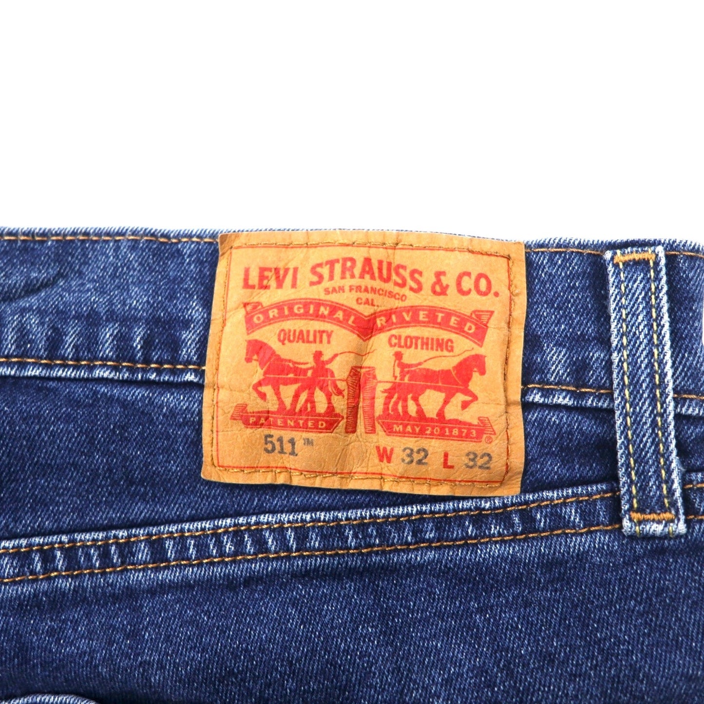 Levi's 511 ストレッチ スリム デニムパンツ 32 ブルー コットン 511-3916