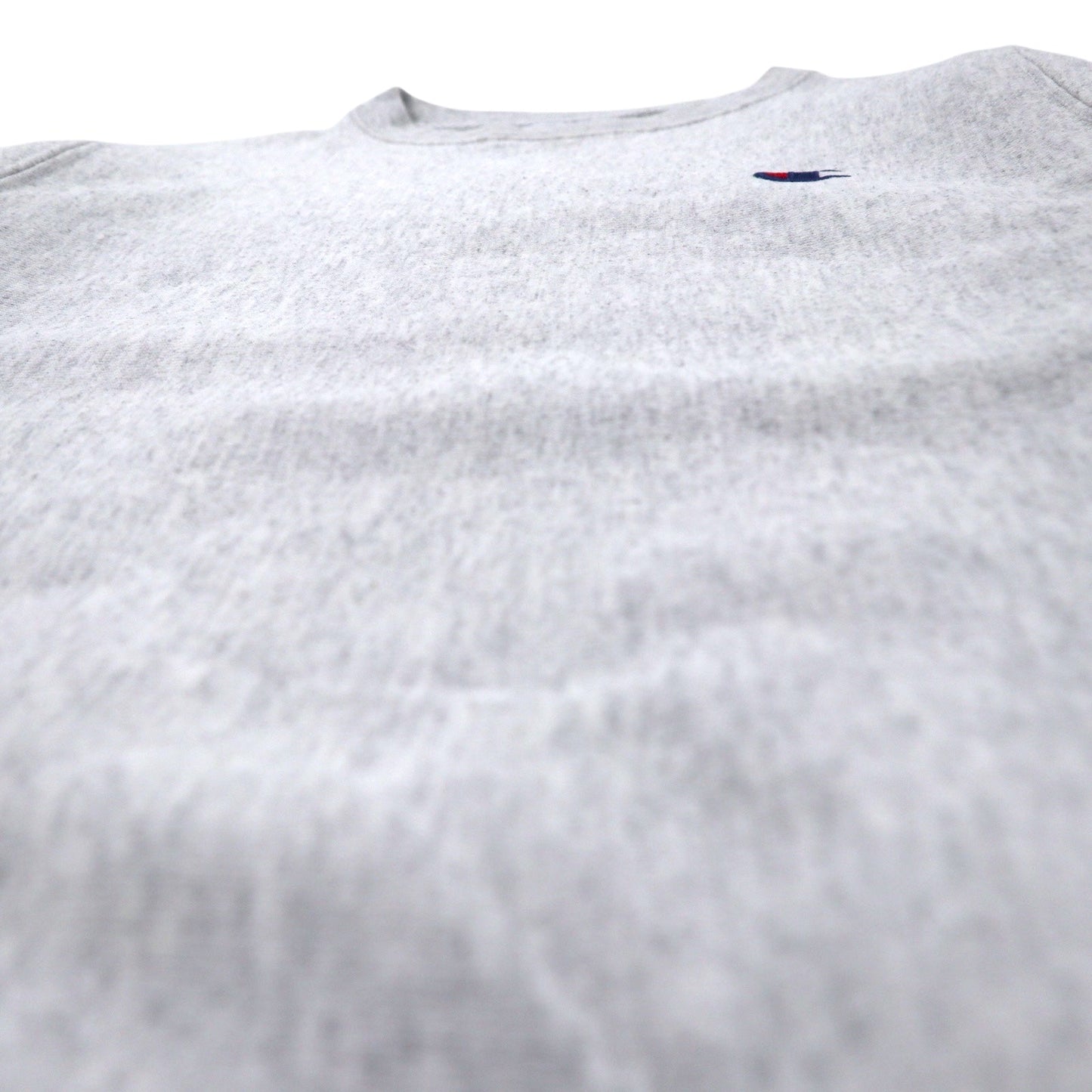 Champion リバースウィーブ スウェット M グレー コットン ロゴ 刺繍 青単タグ 復刻 REVERSE WEAVE