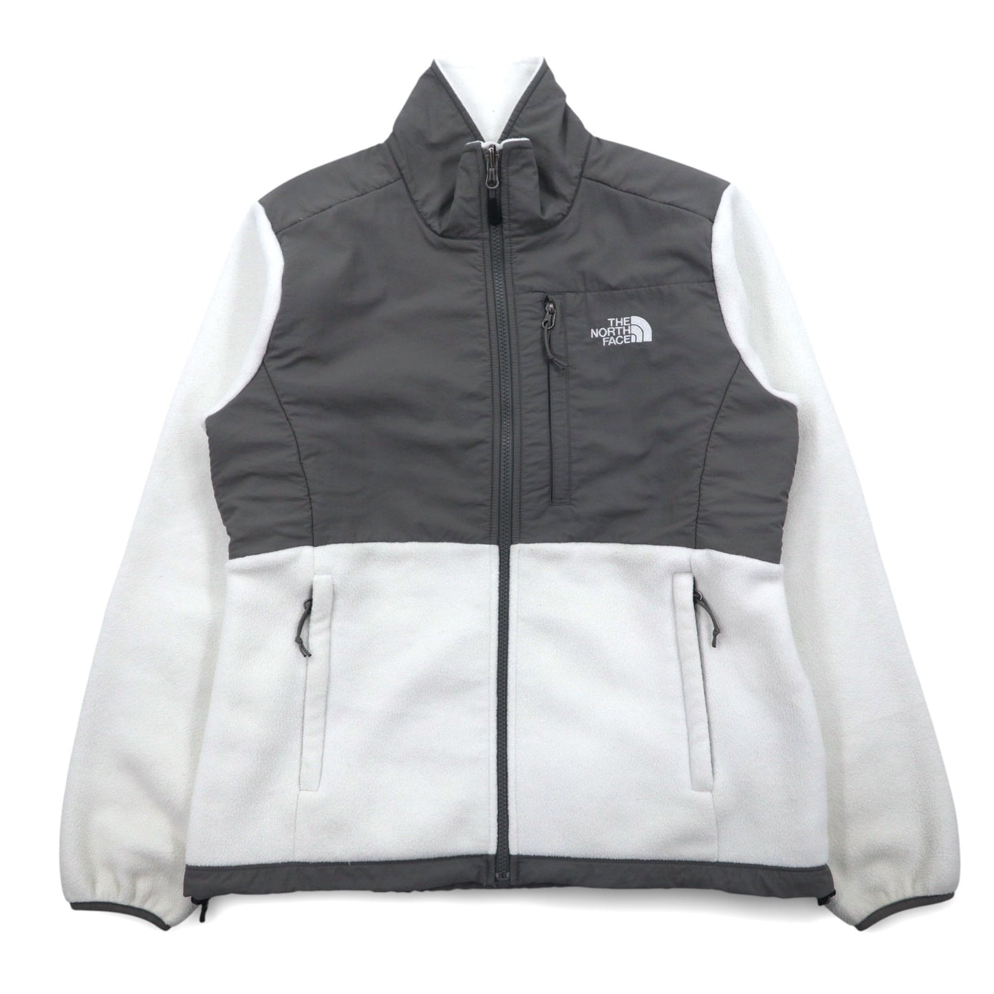 THE NORTH FACE デナリジャケット POLARTEC ポーラテック フリージャケット M ホワイトグレー US規格