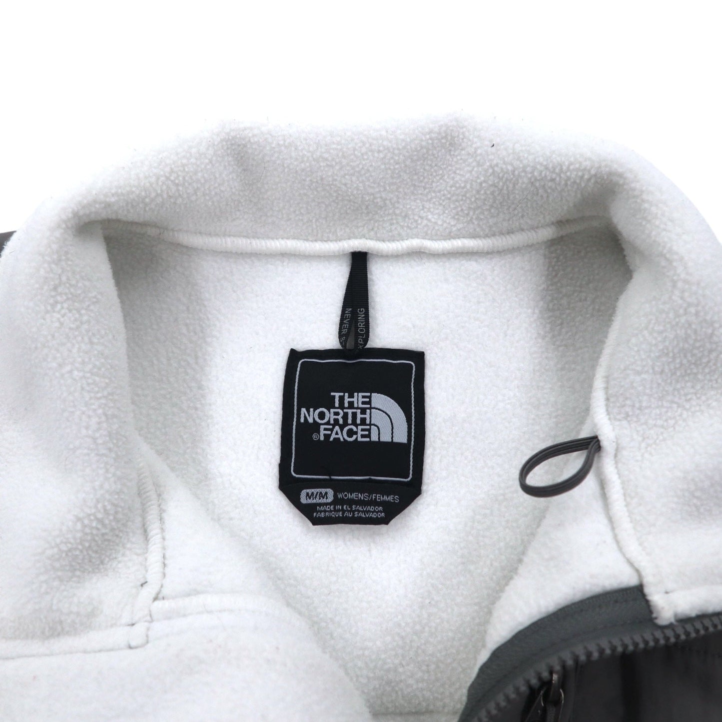THE NORTH FACE デナリジャケット POLARTEC ポーラテック フリージャケット M ホワイトグレー US規格
