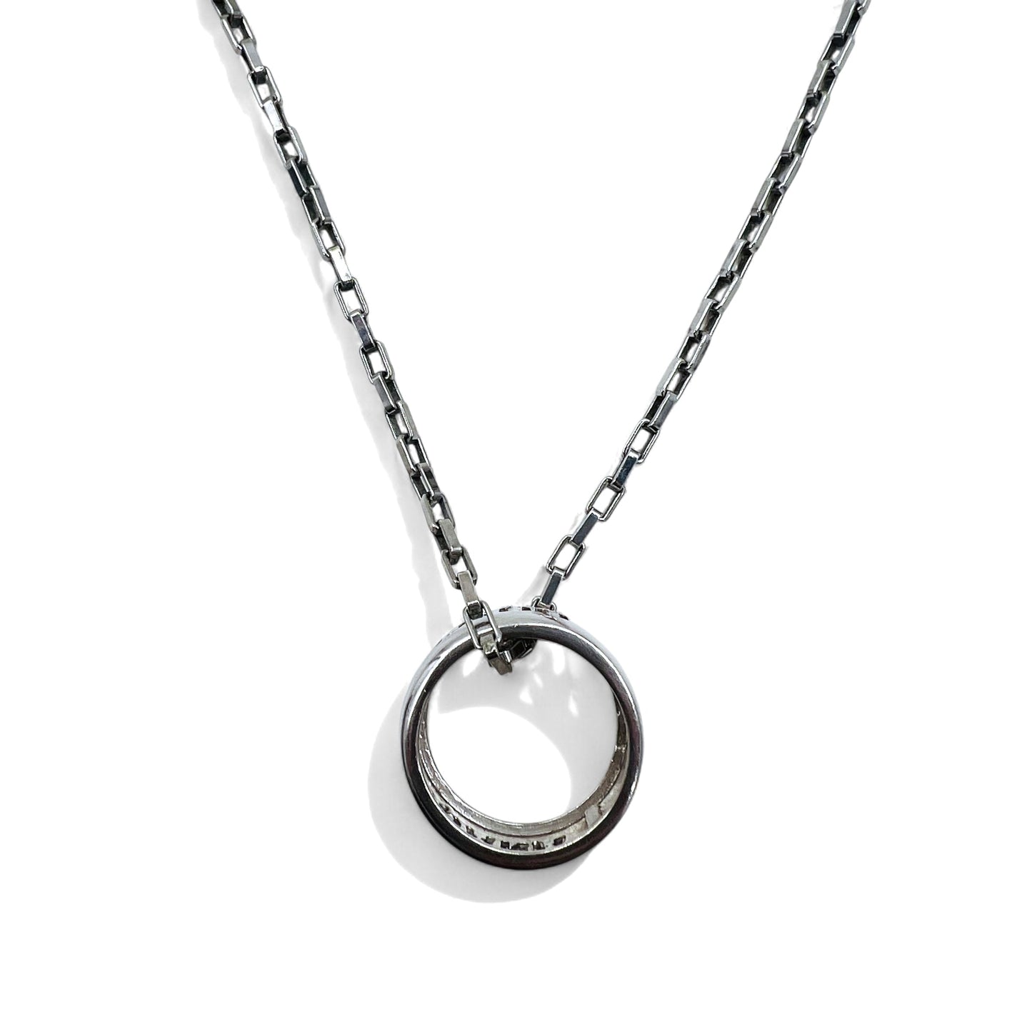 DOLCE & GABBANA チェーン ネックレス リング トップ 指輪 シルバー SILVER 925