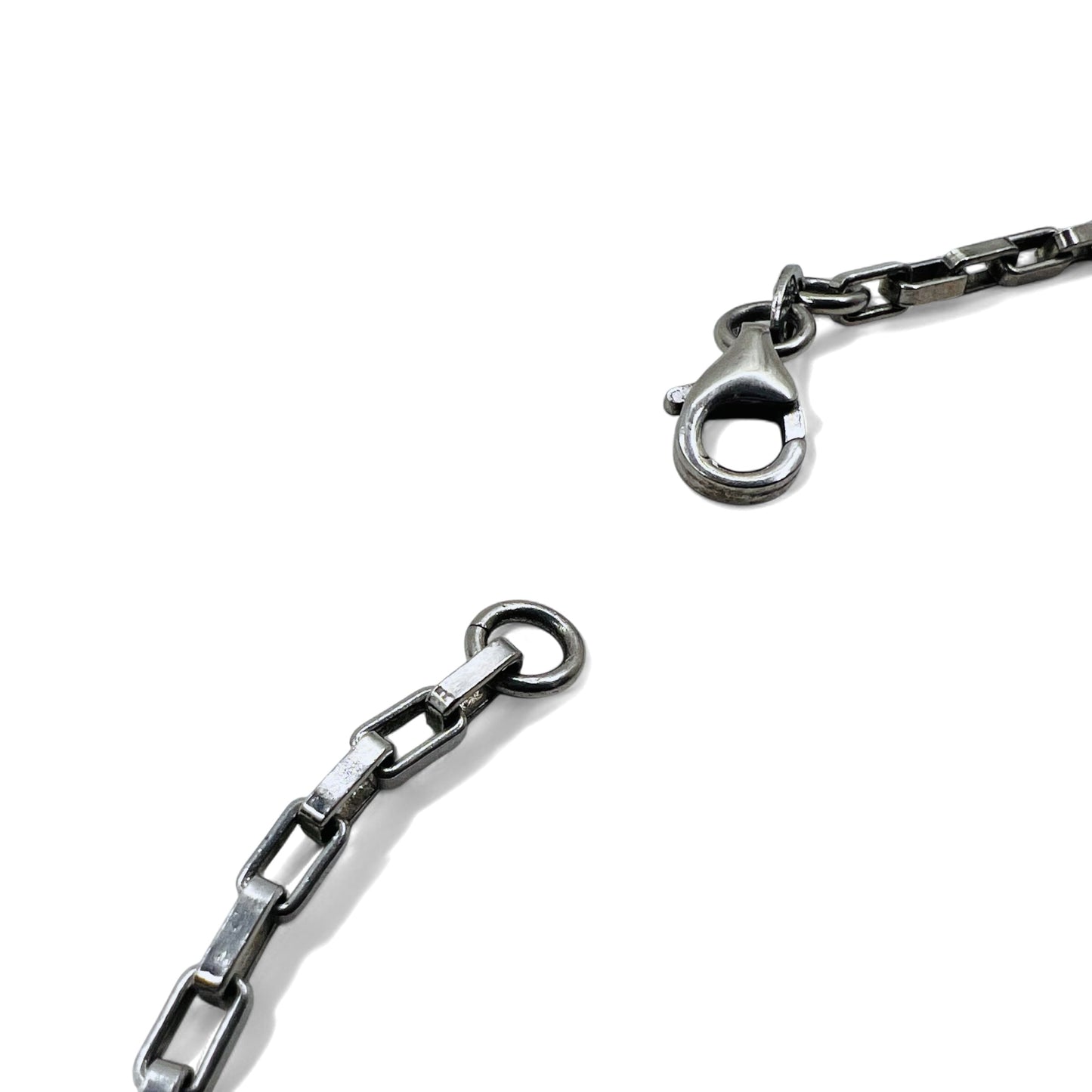 DOLCE & GABBANA チェーン ネックレス リング トップ 指輪 シルバー SILVER 925