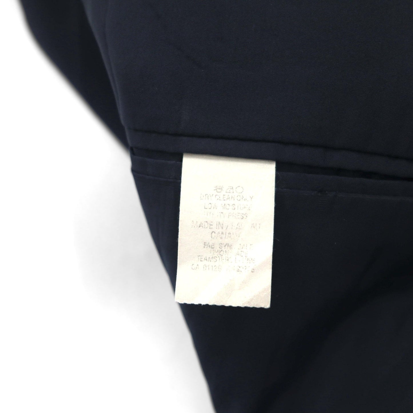 LAUREN RALPH LAUREN 90年代 カナダ製 2B テーラードジャケット ブレザー 紺ブレ XL ネイビー ウール ギャバジン 金ボタン