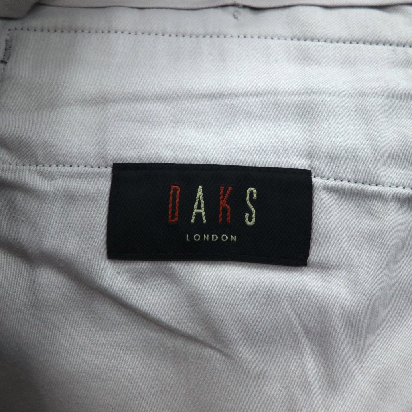 DAKS タック ワイド スラックスパンツ センタープレス M グレー ウール 日本製