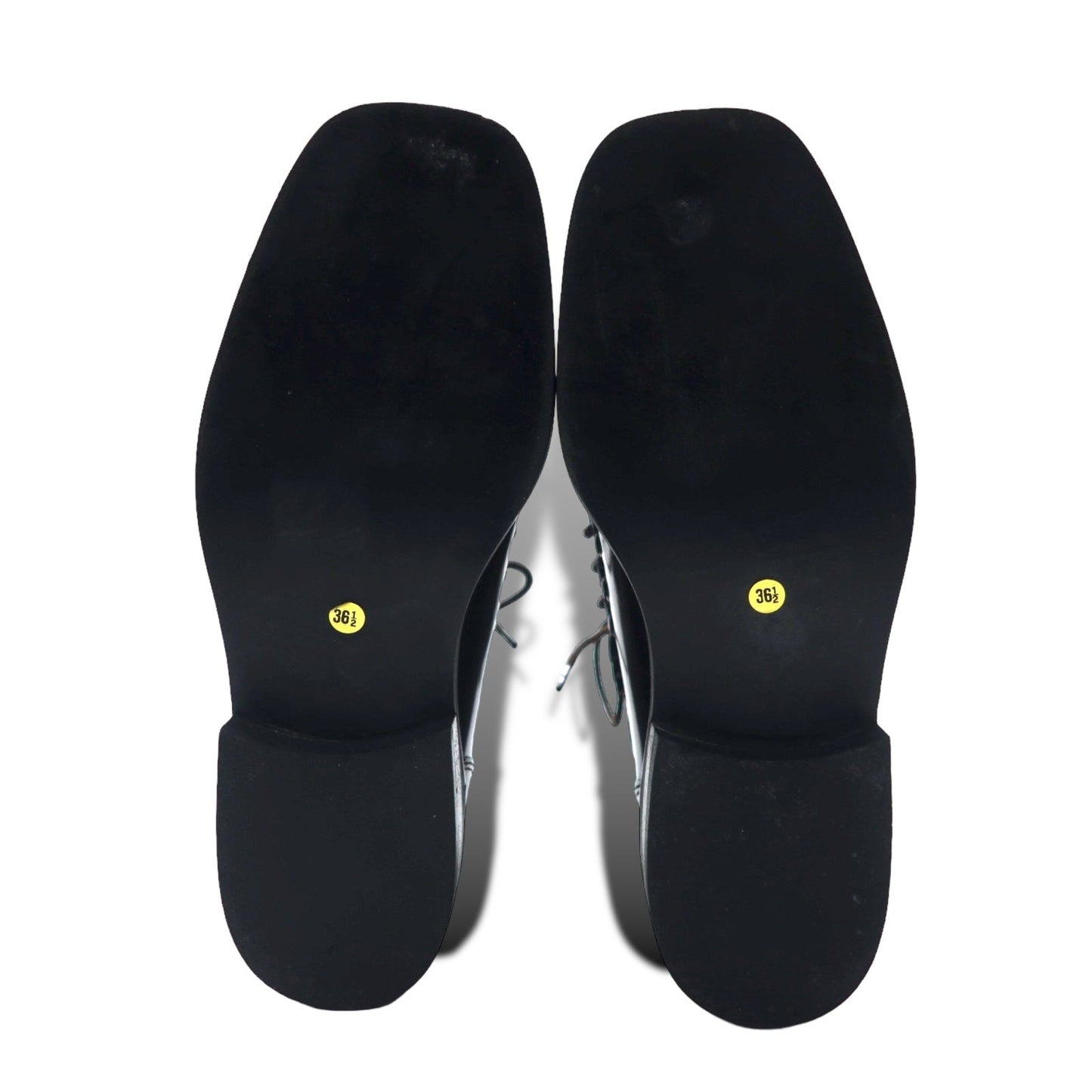 GUCCI レースアップ ショートブーツ チャッカブーツ 23.5cm ブラウン レザー 104 0153 イタリア製