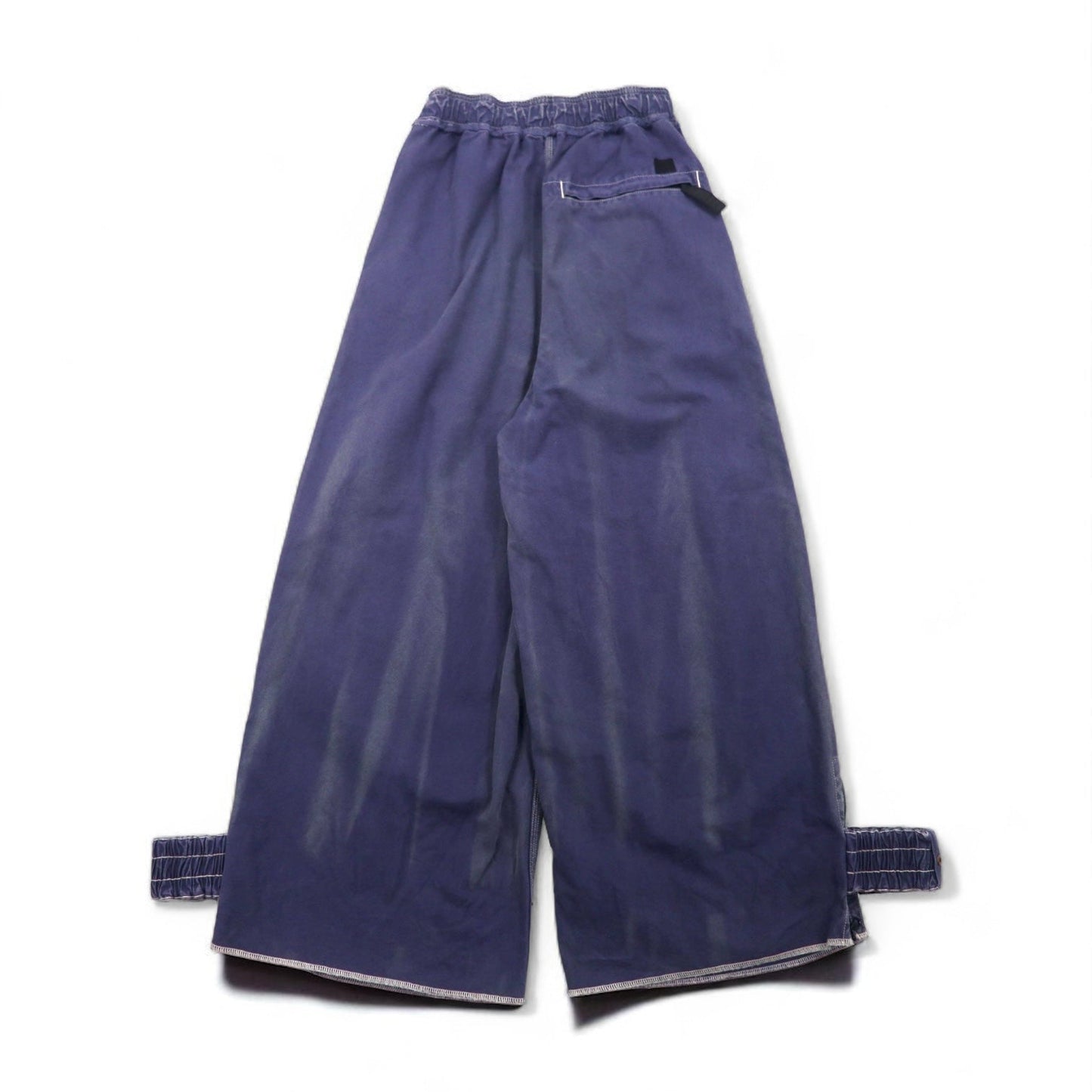 KAPITAL リペアマントラックパンツ 12.5oz Broken Denim East Repairman Track Pants フライトパンツ L ネイビー