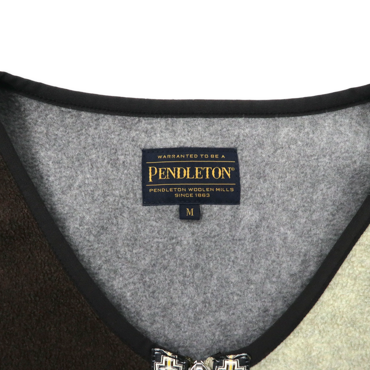 PENDLETON マイクロフリース カーディガン M マルチカラー ポリエステル ネイティブ柄 relume JOURNAL STANDARD別注