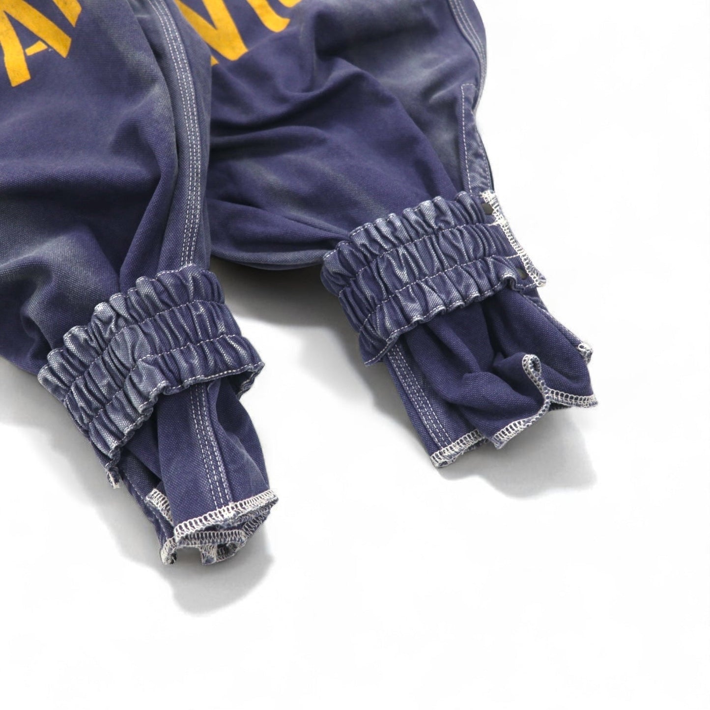 KAPITAL リペアマントラックパンツ 12.5oz Broken Denim East Repairman Track Pants フライトパンツ L ネイビー