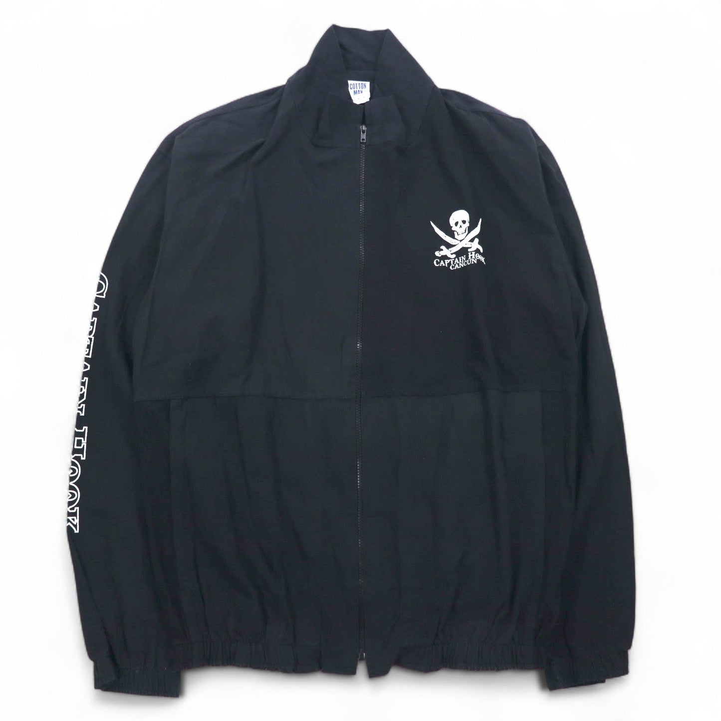 Vintage 90s Mexico Made Skull Zip-Up Jacket Captain Hook CANJUN ジップアップジャケット L スカル COTTON MAX