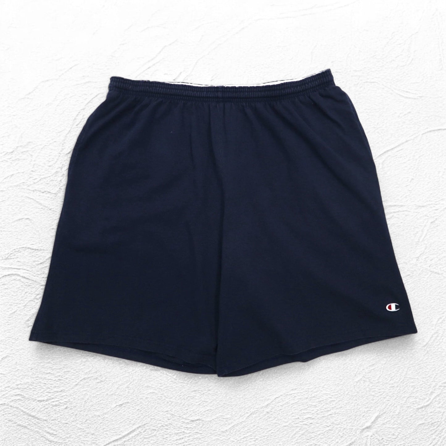 Champion イージー ショートパンツ ハーフパンツ 2XL ネイビー コットン エルサルバドル製