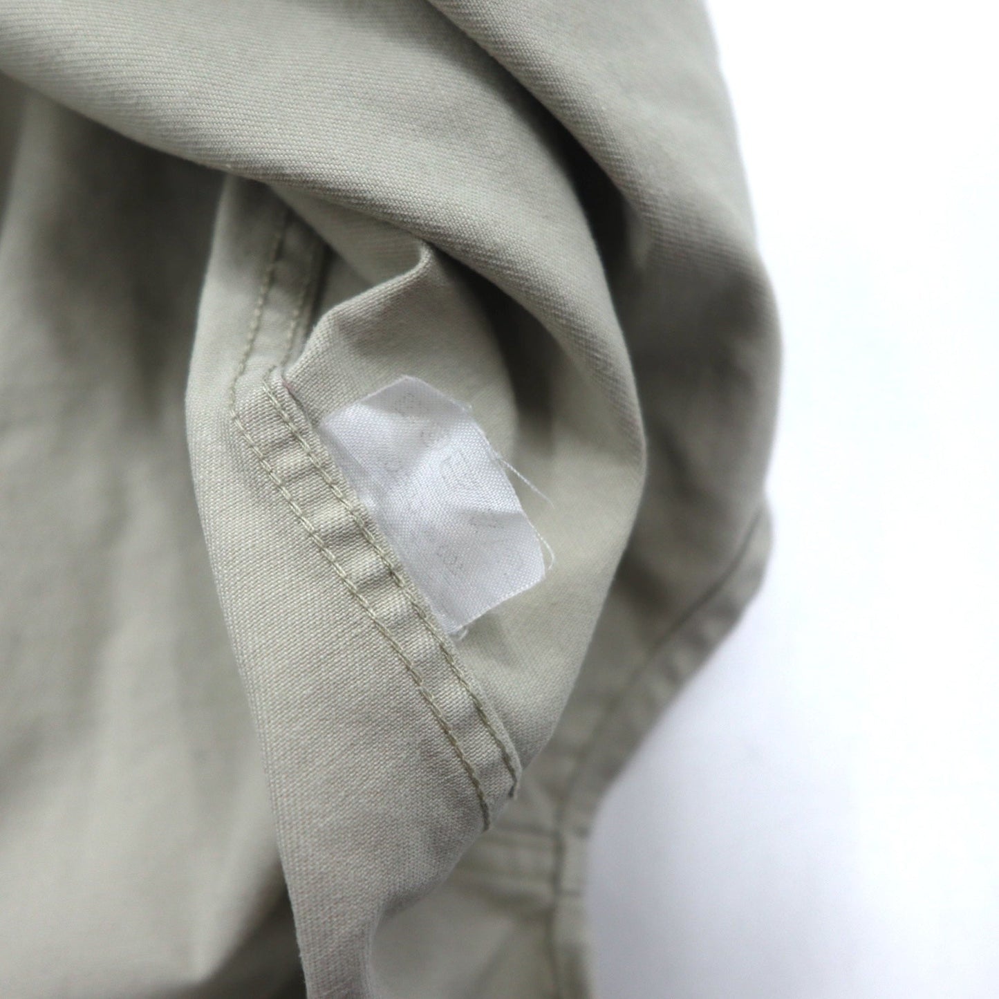 SAINT JAMES ボタンダウン チノワークシャツ M ベージュ コットン