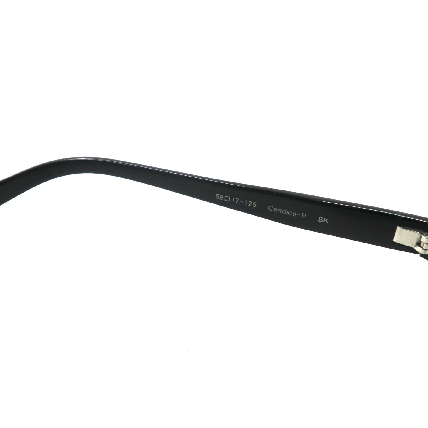 OLIVER PEOPLES 伊達メガネ サングラス スクエア ブラック 59-17-125 Candice-P 日本製