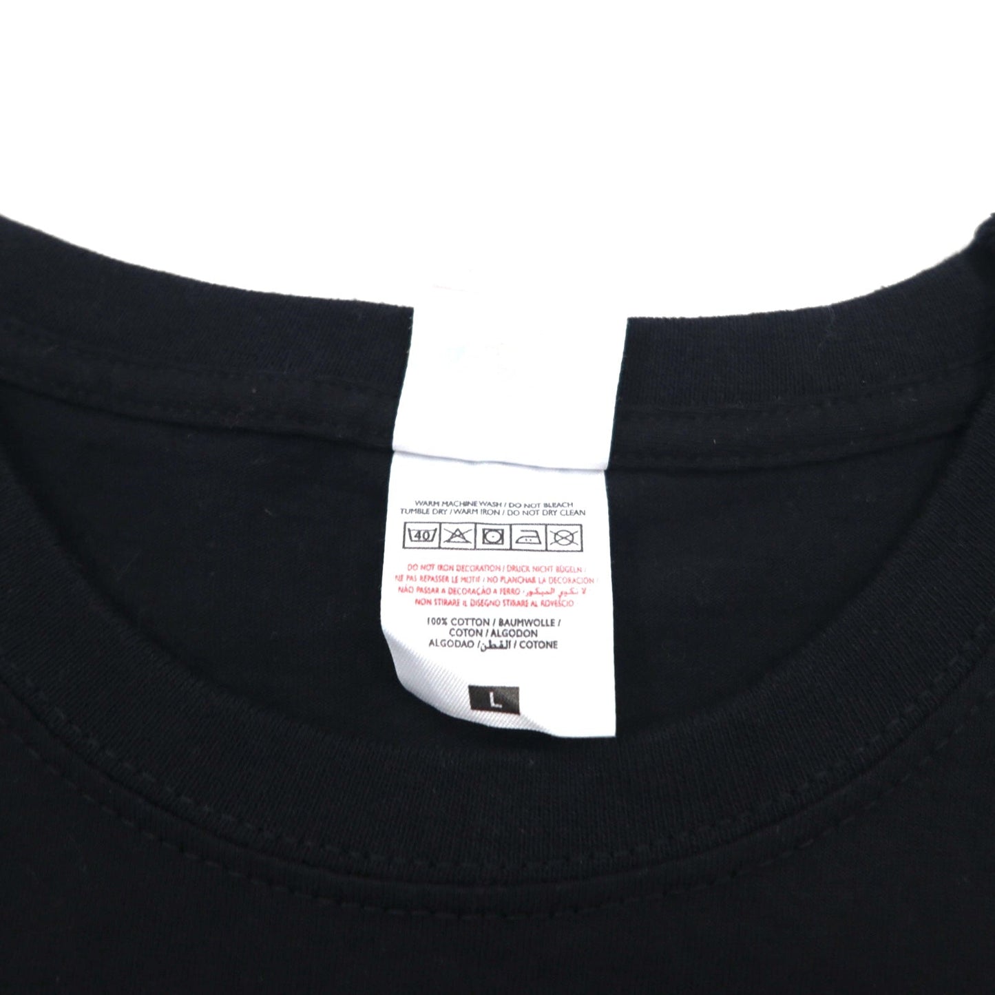 IRON MAIDEN アイアン メイデン バンド Tシャツ L ブラック 両面プリント ユニオンジャック FRUIT OF THE LOOM モロッコ製