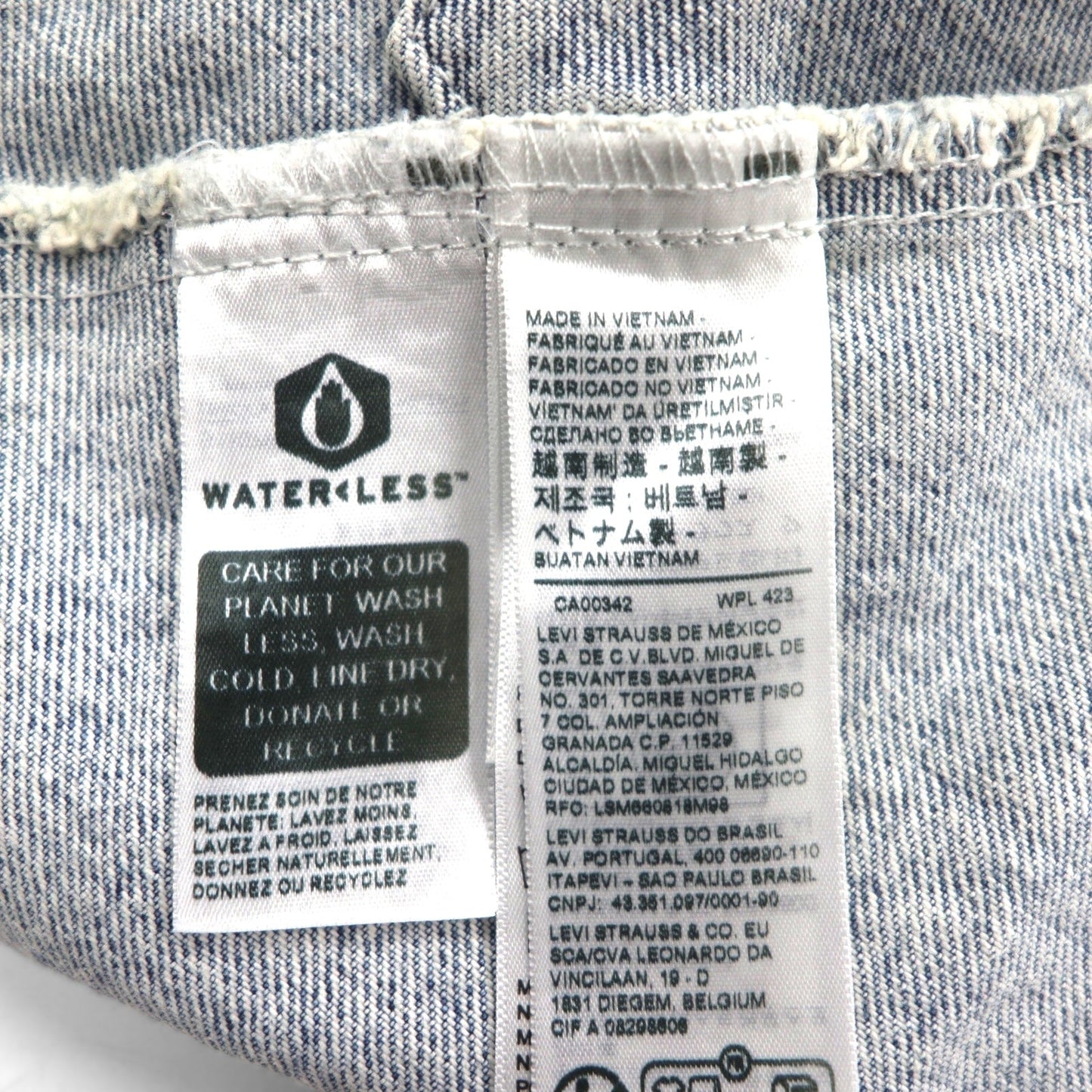 Levi's SILVER TAB シルバータブ RELAXED トラッカージャケット デニムジャケット Gジャン L インディゴ ライト ブルー ツートン HEART IS GOOD A31790005