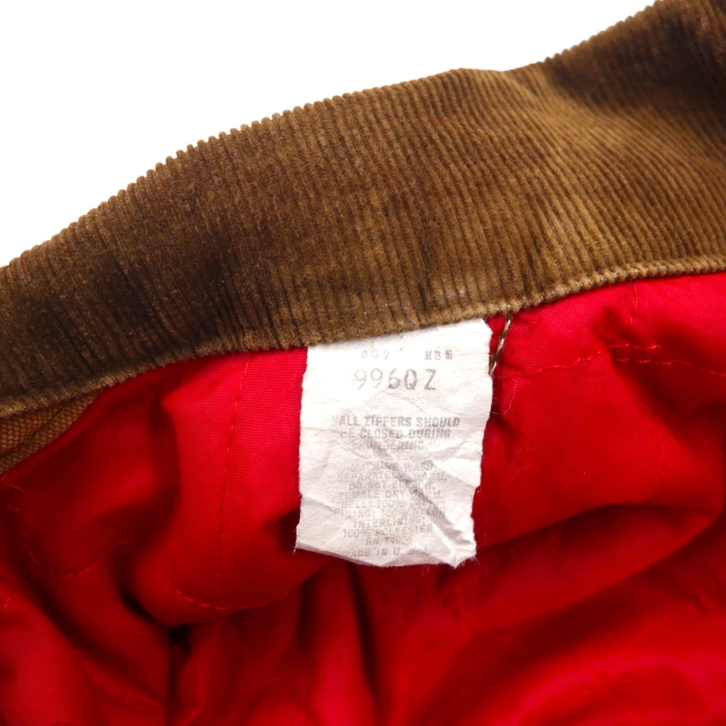 carhartt 70年代 USA製 ダック パデット オールインワン つなぎ L キャメル キルティングライナー GRIPPER ZIPPER 996QZ