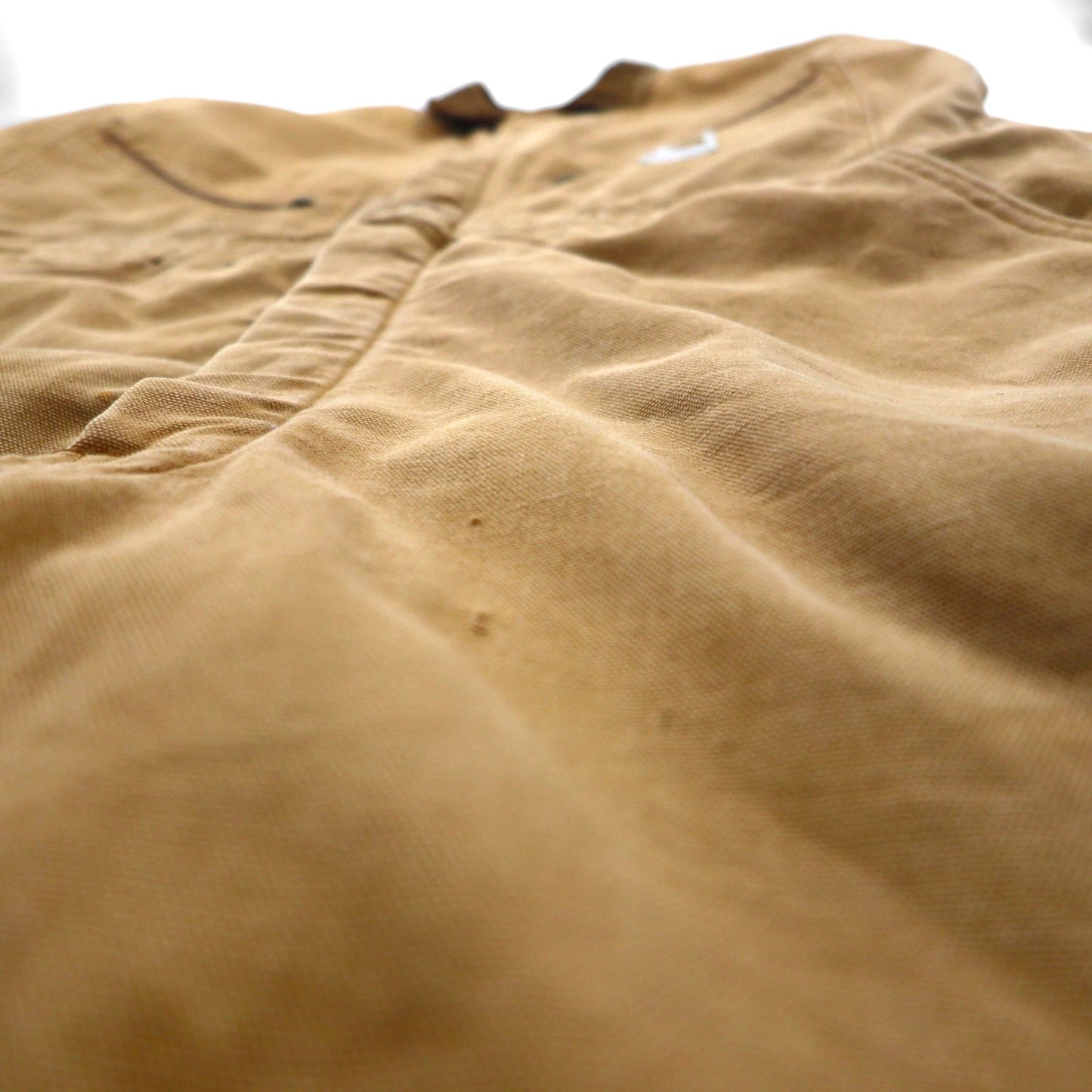 carhartt 70年代 USA製 ダック パデット オールインワン つなぎ L キャメル キルティングライナー GRIPPER ZIPPER 996QZ