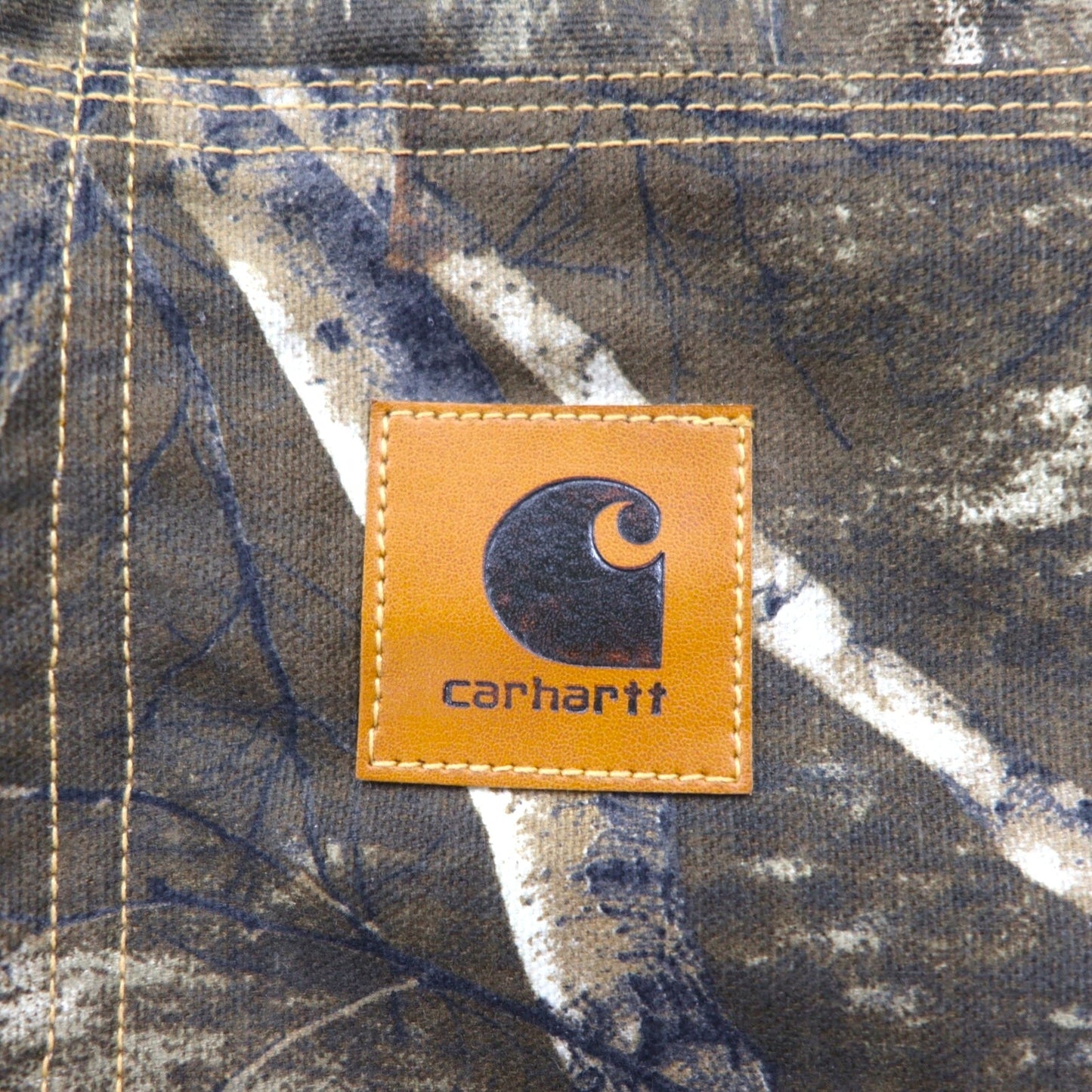 carhartt リメイク 再構築 リアルツリーカモ アクティブジャケット パーカー L カーキ コットン
