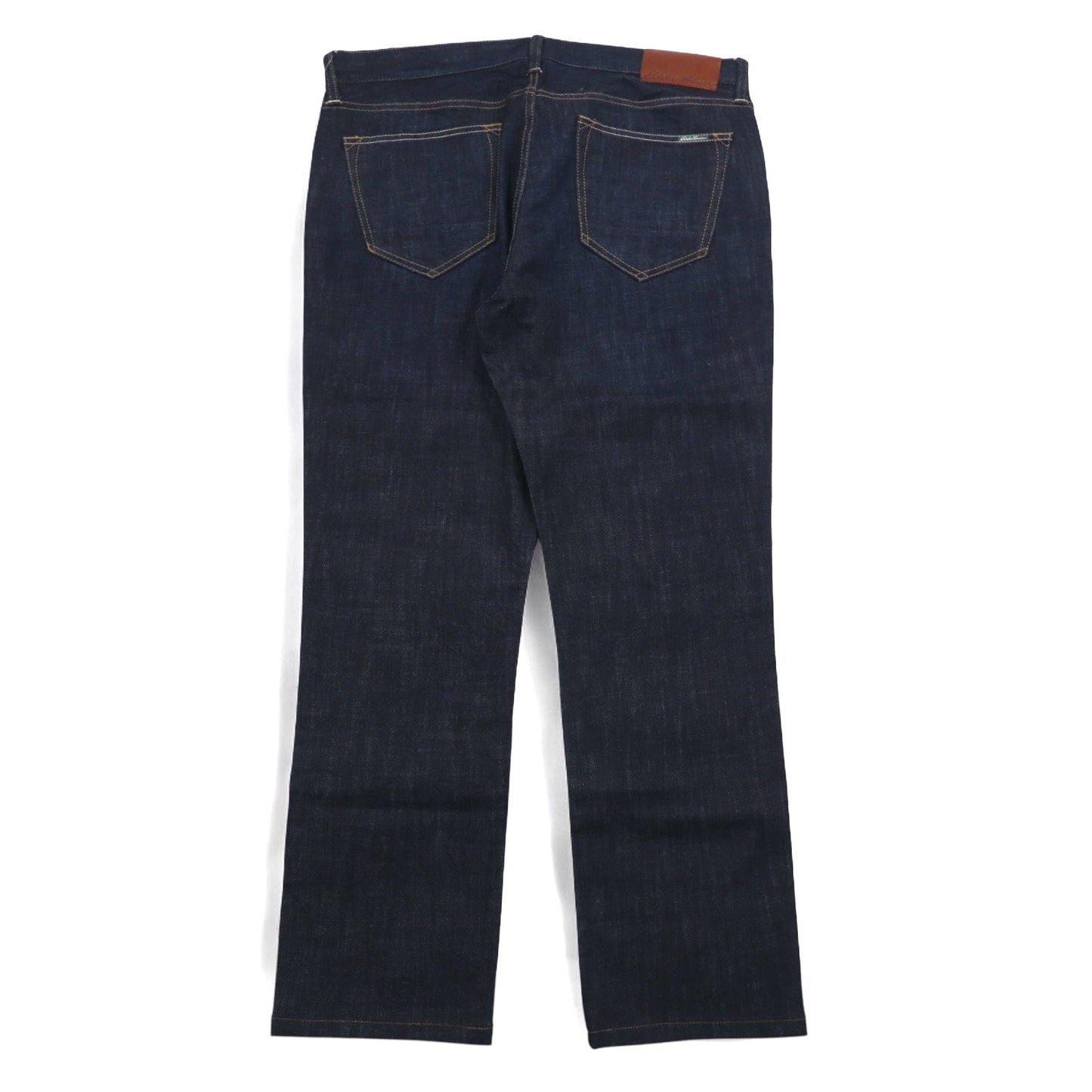 Eddie Bauer リジッド デニムパンツ XL インディゴ ブルー USA製コットン 未使用品
